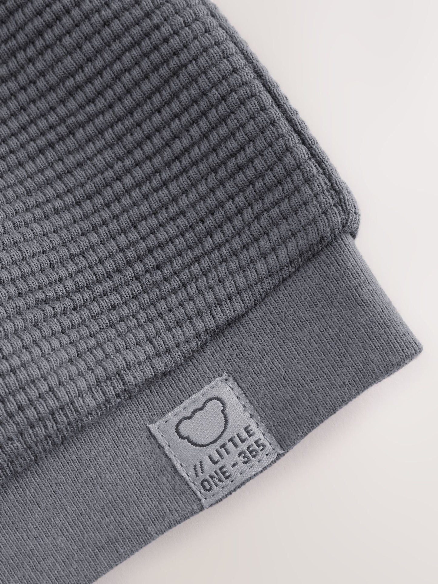 Dsiney Kidz - Charcoal Grey Lightweight Textured Jersey Baby Jacket (0mths-2yrs) image 5