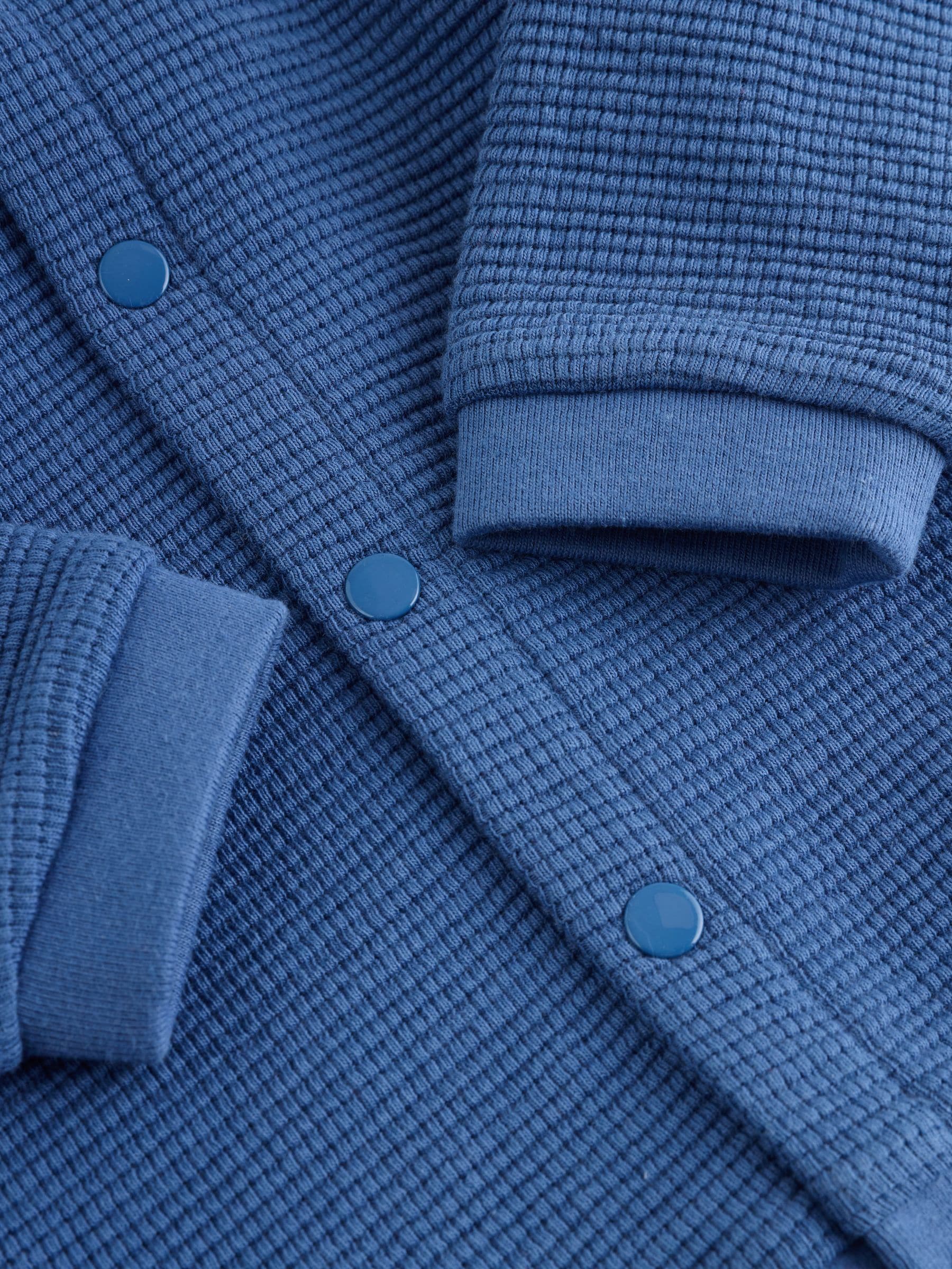 Dsiney Kidz - Blue Lightweight Textured Jersey Baby Jacket (0mths-2yrs) image 5