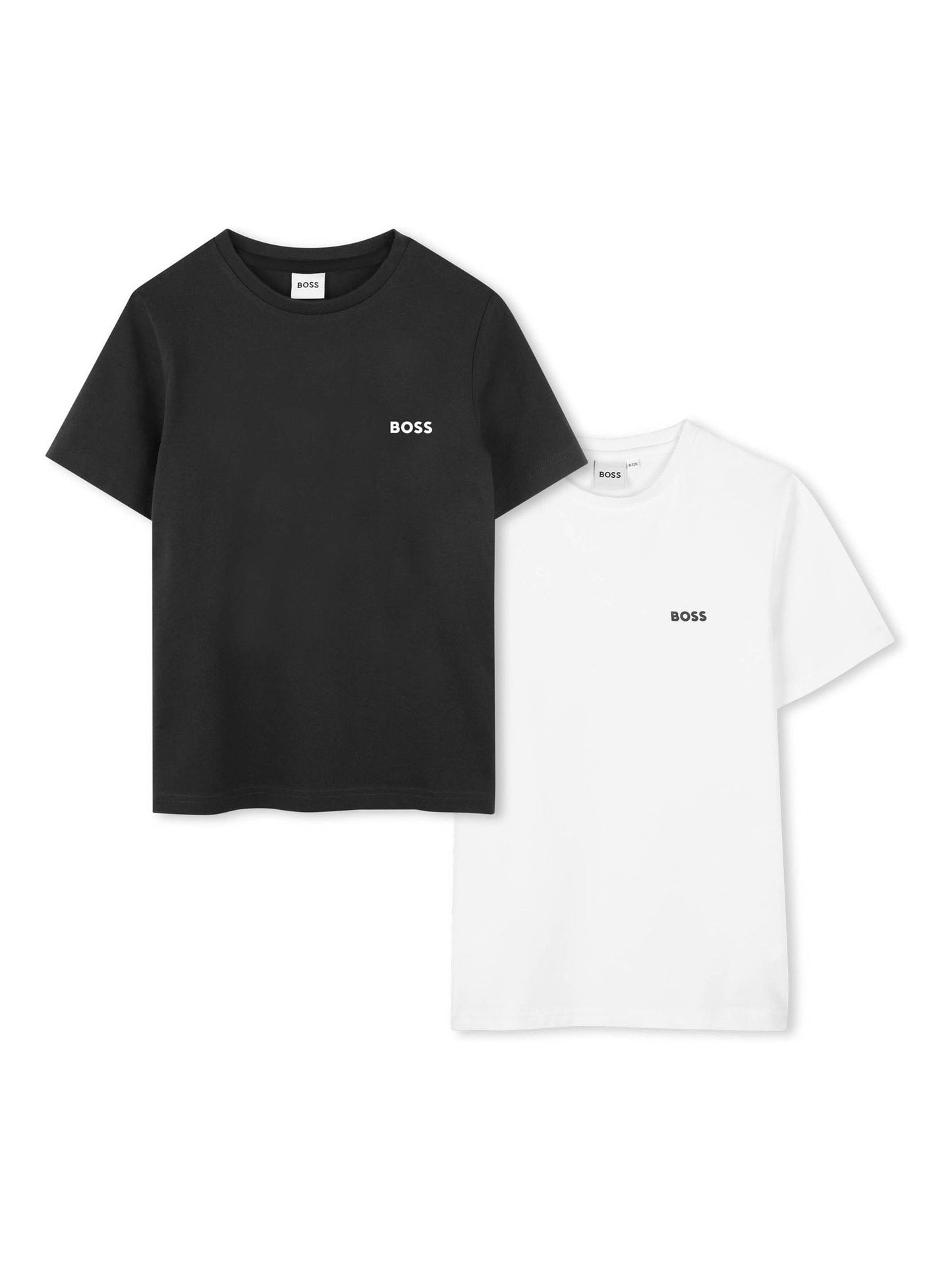 Dsiney Kidz - BOSS Black 2 Pack Logo Crew Neck Short Sleeve T-Shirts image 1