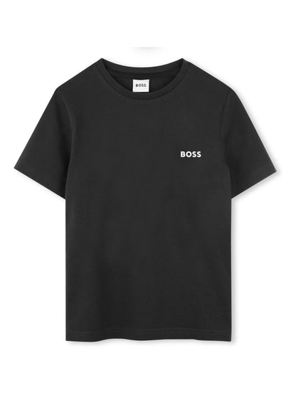 Dsiney Kidz - BOSS Black 2 Pack Logo Crew Neck Short Sleeve T-Shirts image 3