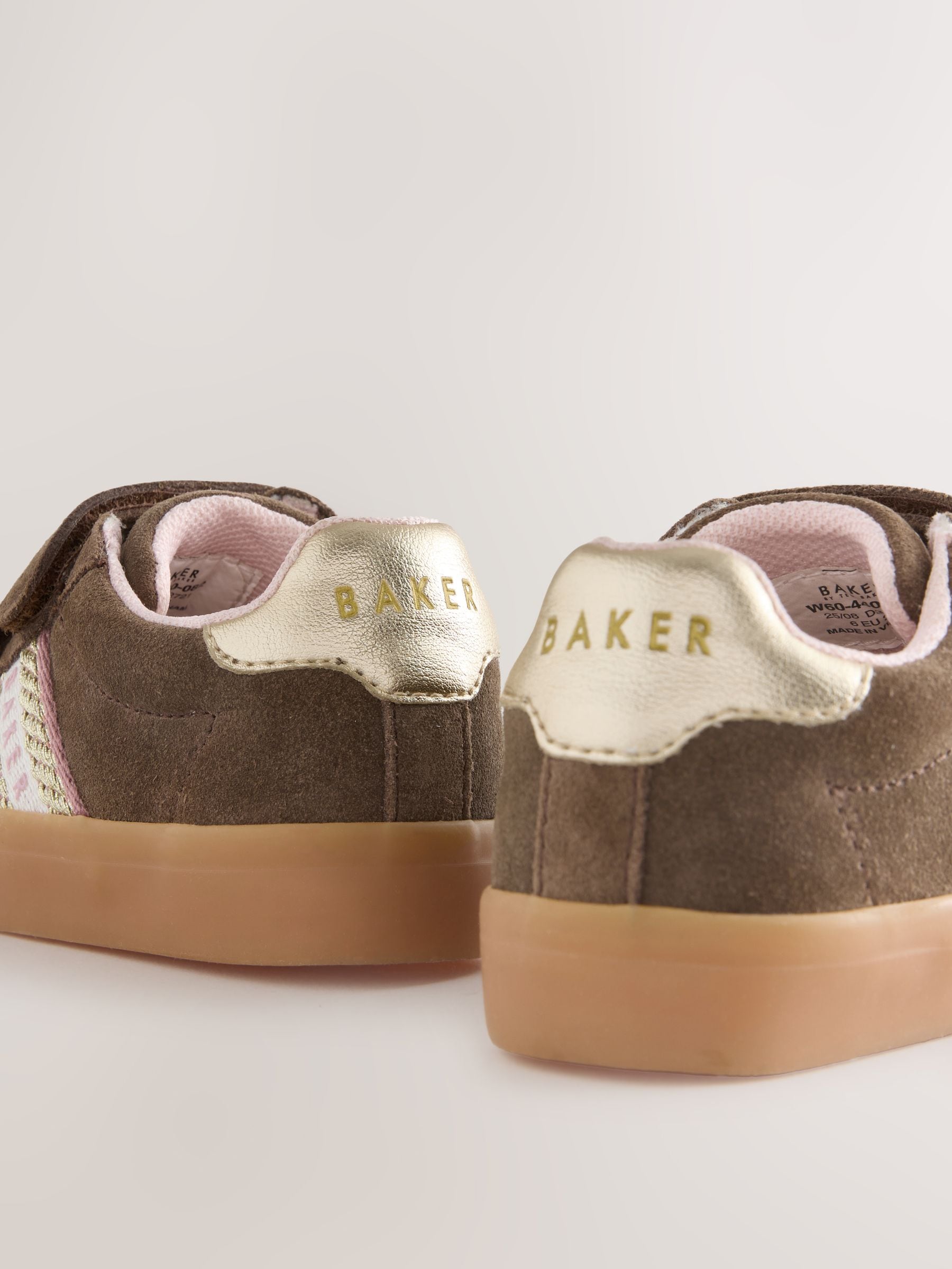 Baker by Ted Baker Tape Trainers with Gum Sole image 4