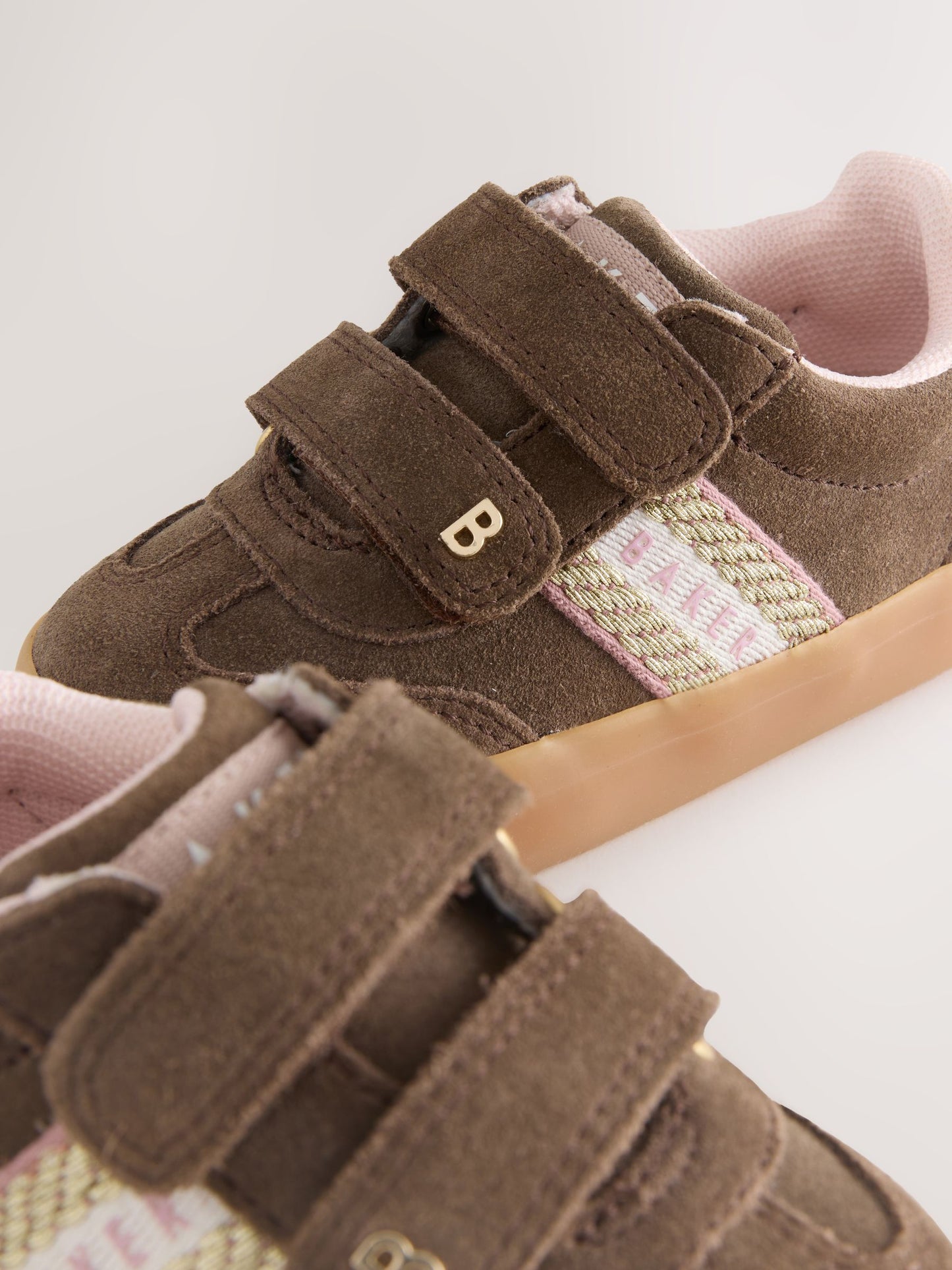 Baker by Ted Baker Tape Trainers with Gum Sole image 5