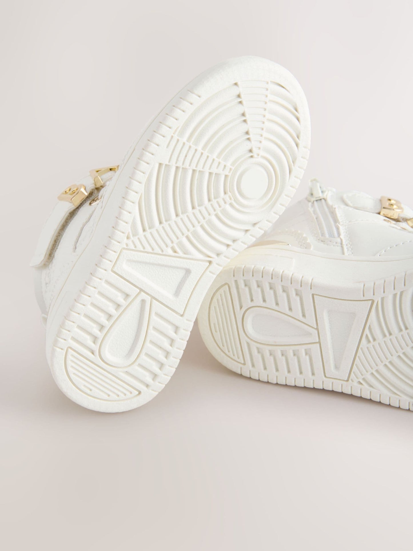 Baker by Ted Baker Girls White Charm Hi-Top Trainers image 6