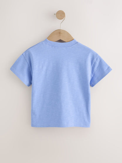 Blue Cupcake Short Sleeve Embroidered T-Shirt (3mths-7yrs) image 5