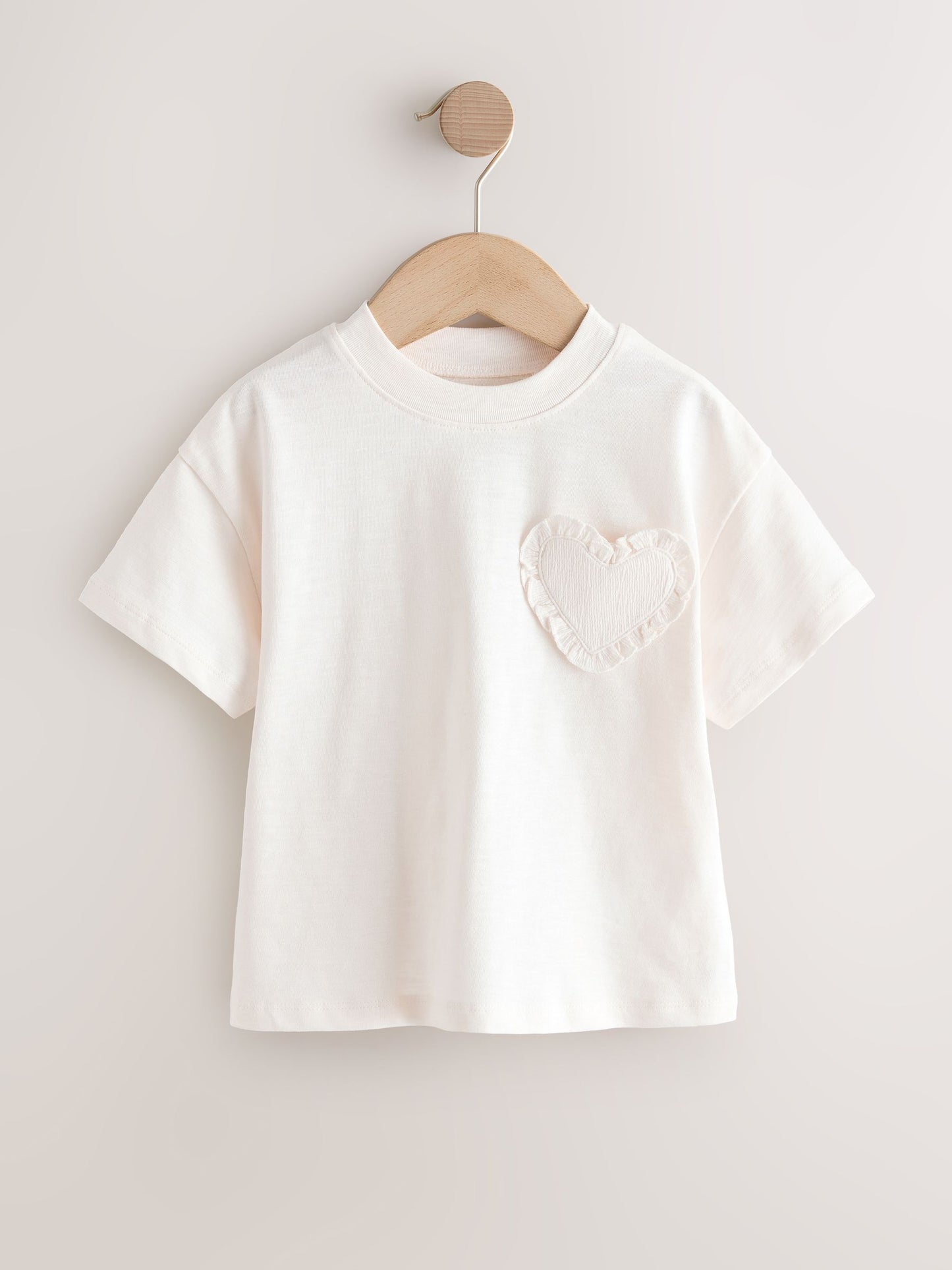 White Short Sleeve Pocket T-Shirt (3mths-7yrs) image 5