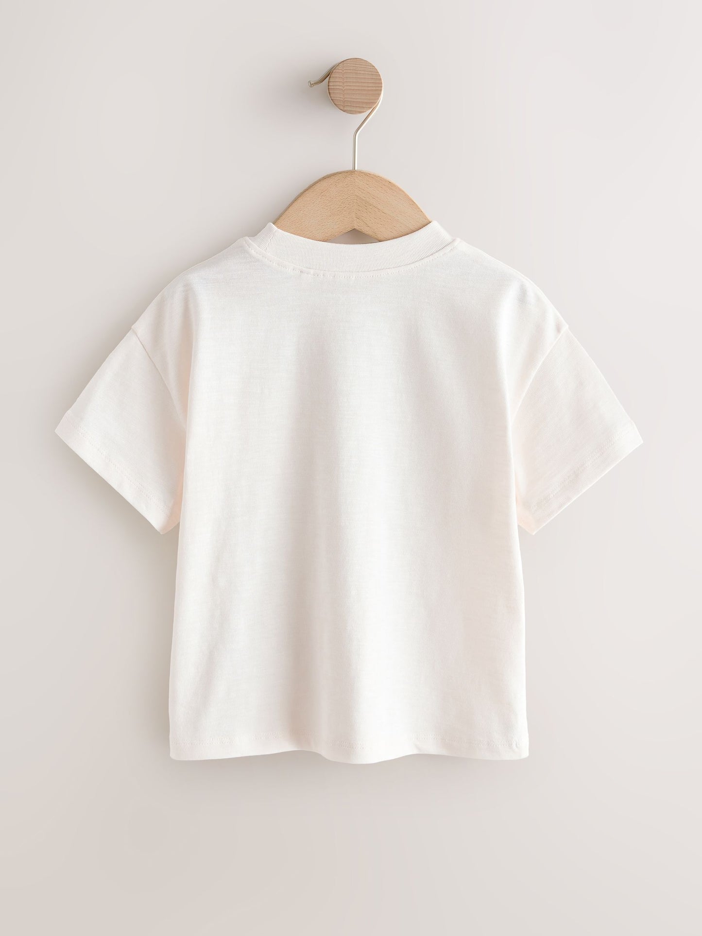 White Short Sleeve Pocket T-Shirt (3mths-7yrs) image 6