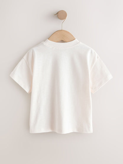 White Short Sleeve Pocket T-Shirt (3mths-7yrs) image 6