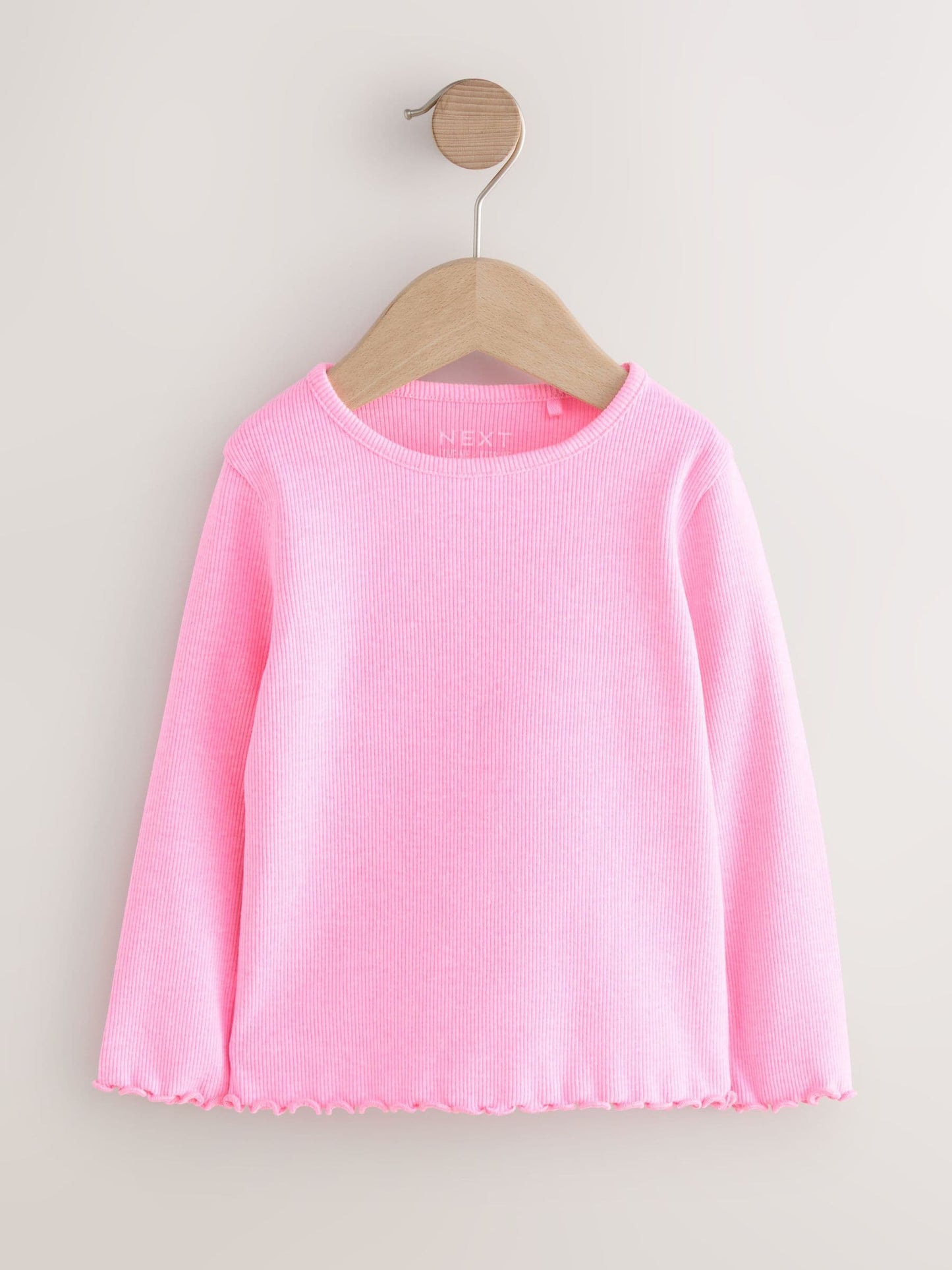 Dsiney Kidz - Pink Rib Long Sleeve T-Shirt (3mths-7yrs) image 5