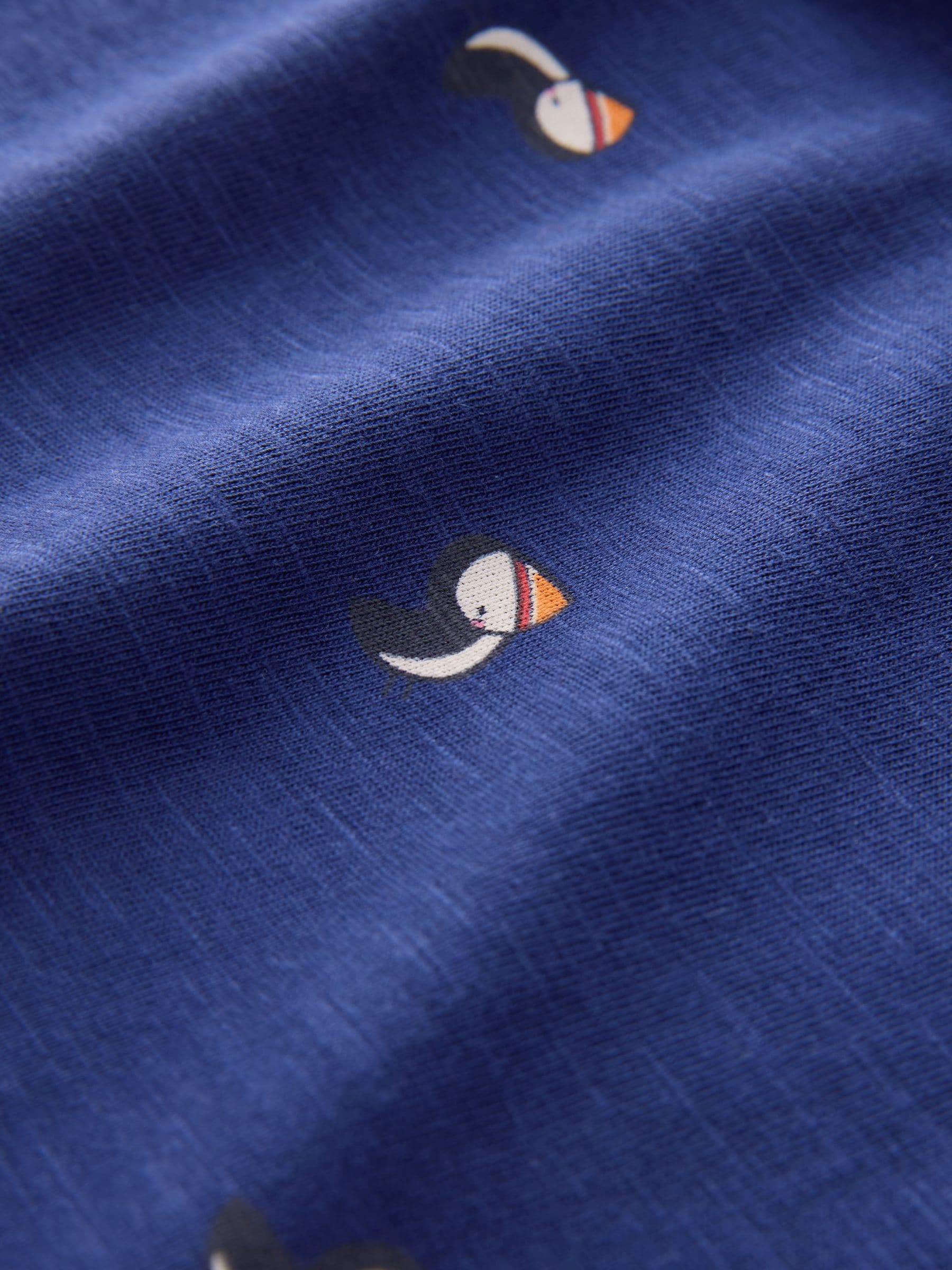 Navy Puffin Short Sleeve Peplum T-Shirt (3mths-7yrs) image 7