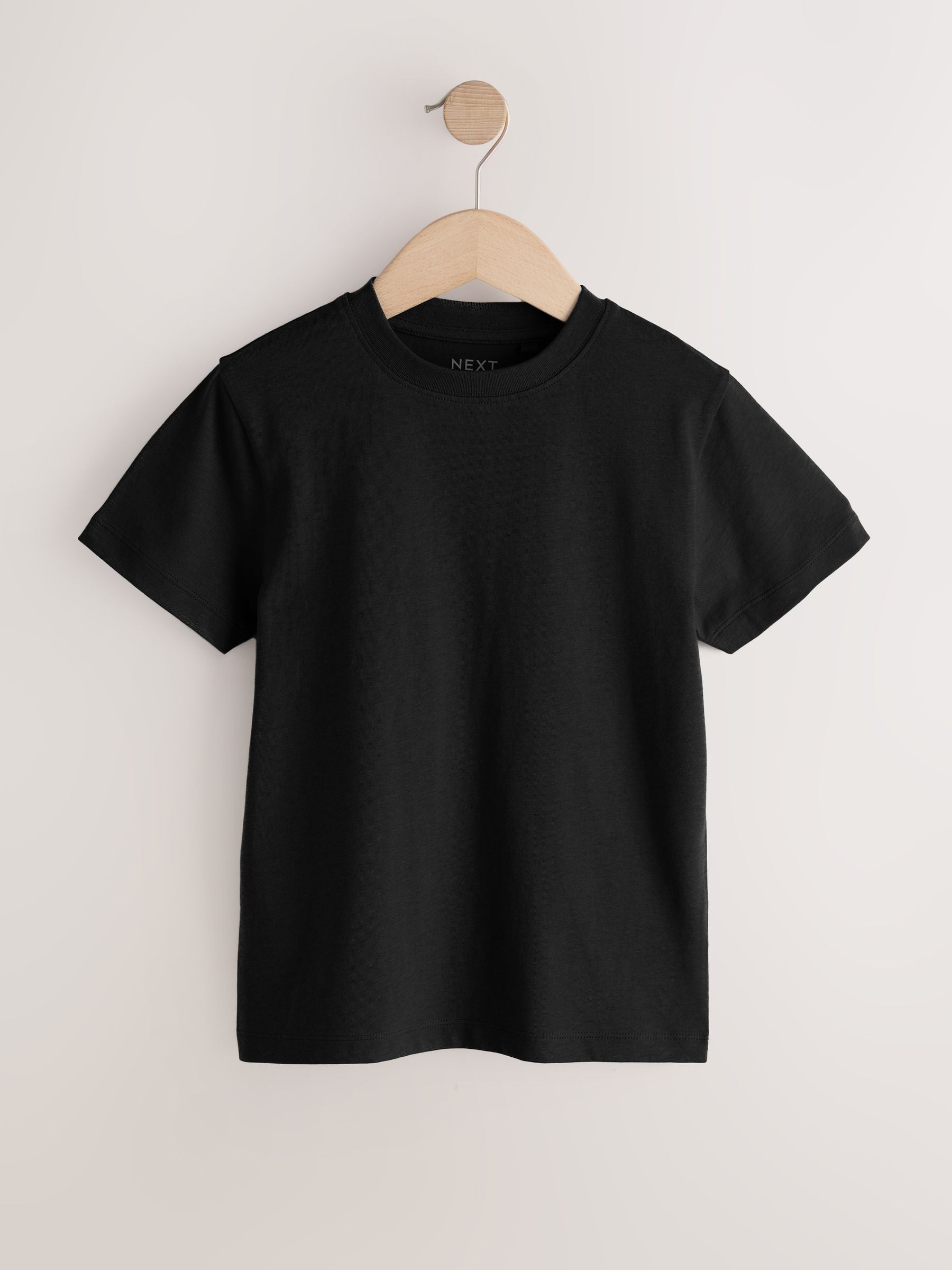 Dsiney Kidz - Black/White/Grey/Khaki Regular Fit Short Sleeves T-Shirts 4 Pack (3-16yrs) image 6