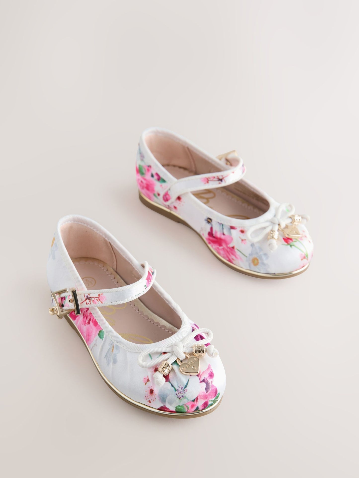 Baker by Ted Baker Floral Satin Mary Jane Occasion Shoes image 2