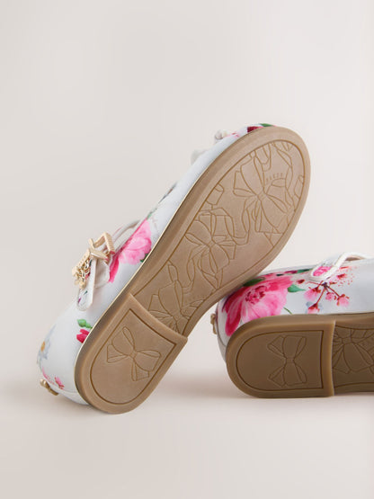 Baker by Ted Baker Floral Satin Mary Jane Occasion Shoes image 3