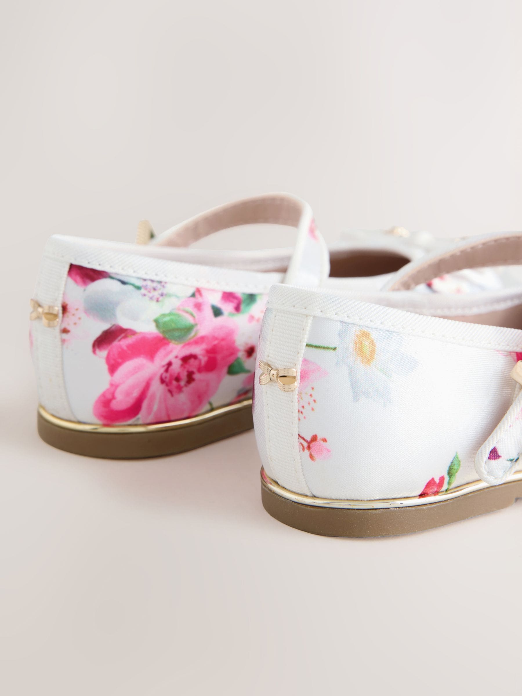 Baker by Ted Baker Floral Satin Mary Jane Occasion Shoes image 7