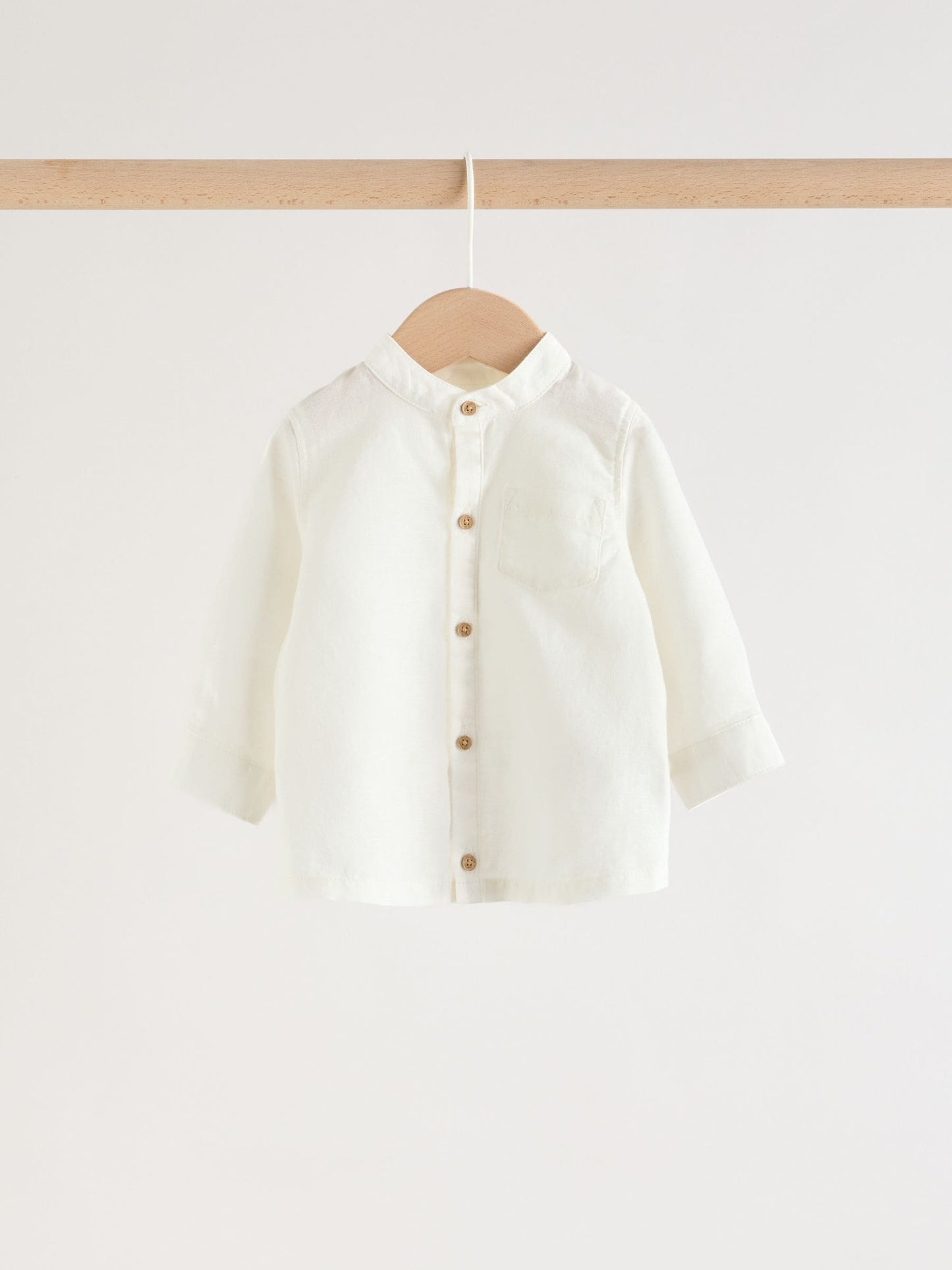 White/Orange Stripe Shirt and Trousers Baby Set (0mths-3yrs) image 3