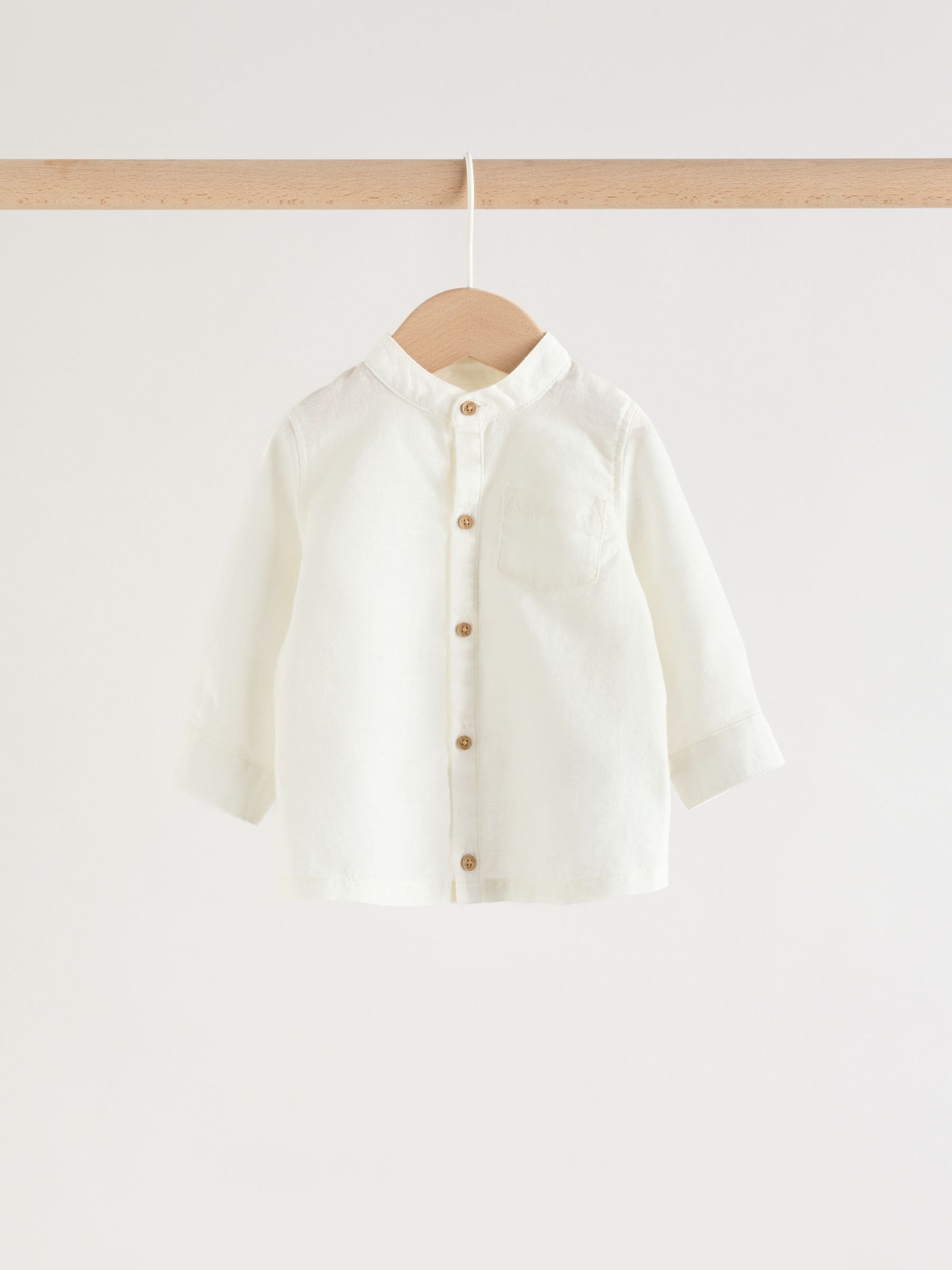 White/Orange Stripe Shirt and Trousers Baby Set (0mths-3yrs) image 3