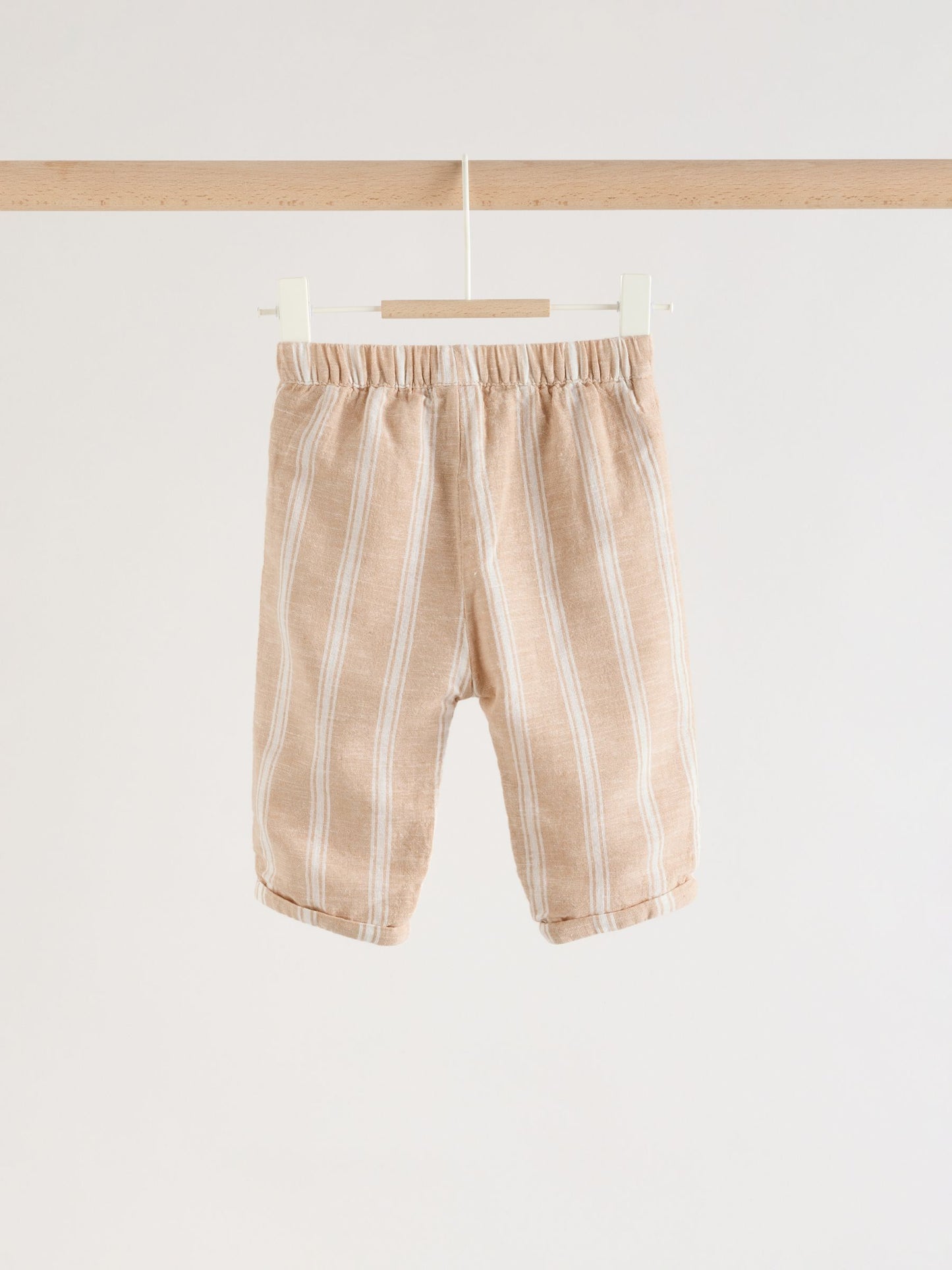 White/Orange Stripe Shirt and Trousers Baby Set (0mths-3yrs) image 6