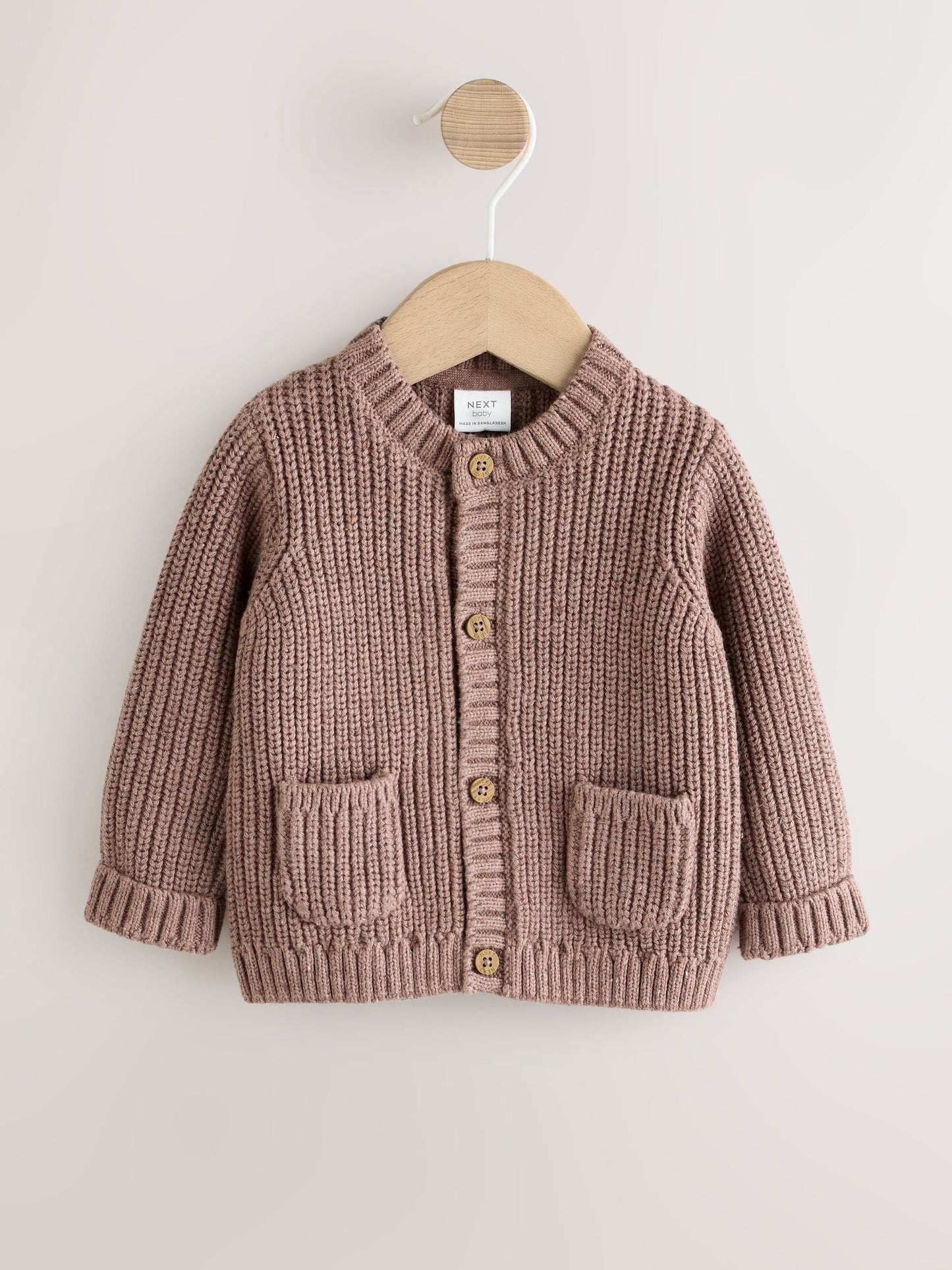 Dsiney Kidz - Brown Baby Bear Knitted Embroidered Baby Cardigan image 2