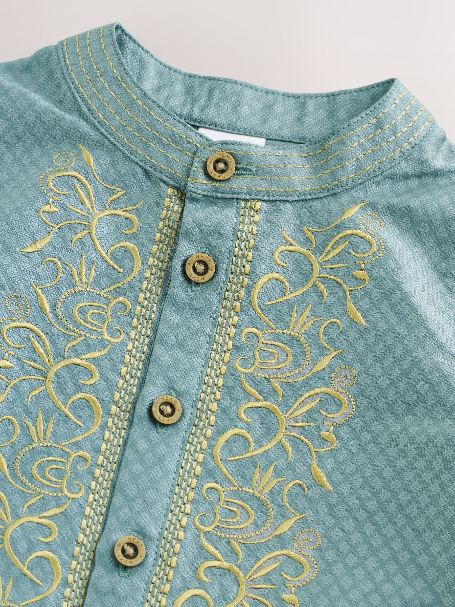 Green Baby Occasion Romper (0mths-2yrs) image 4