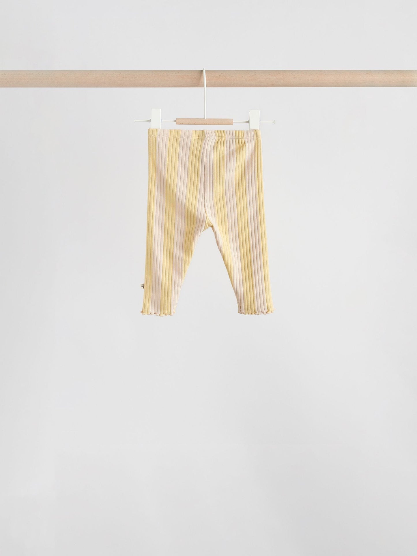 Yellow Flower/ Stripe Long Sleeve Top And Leggings Set 6 Piece (0mths-3yrs) image 3