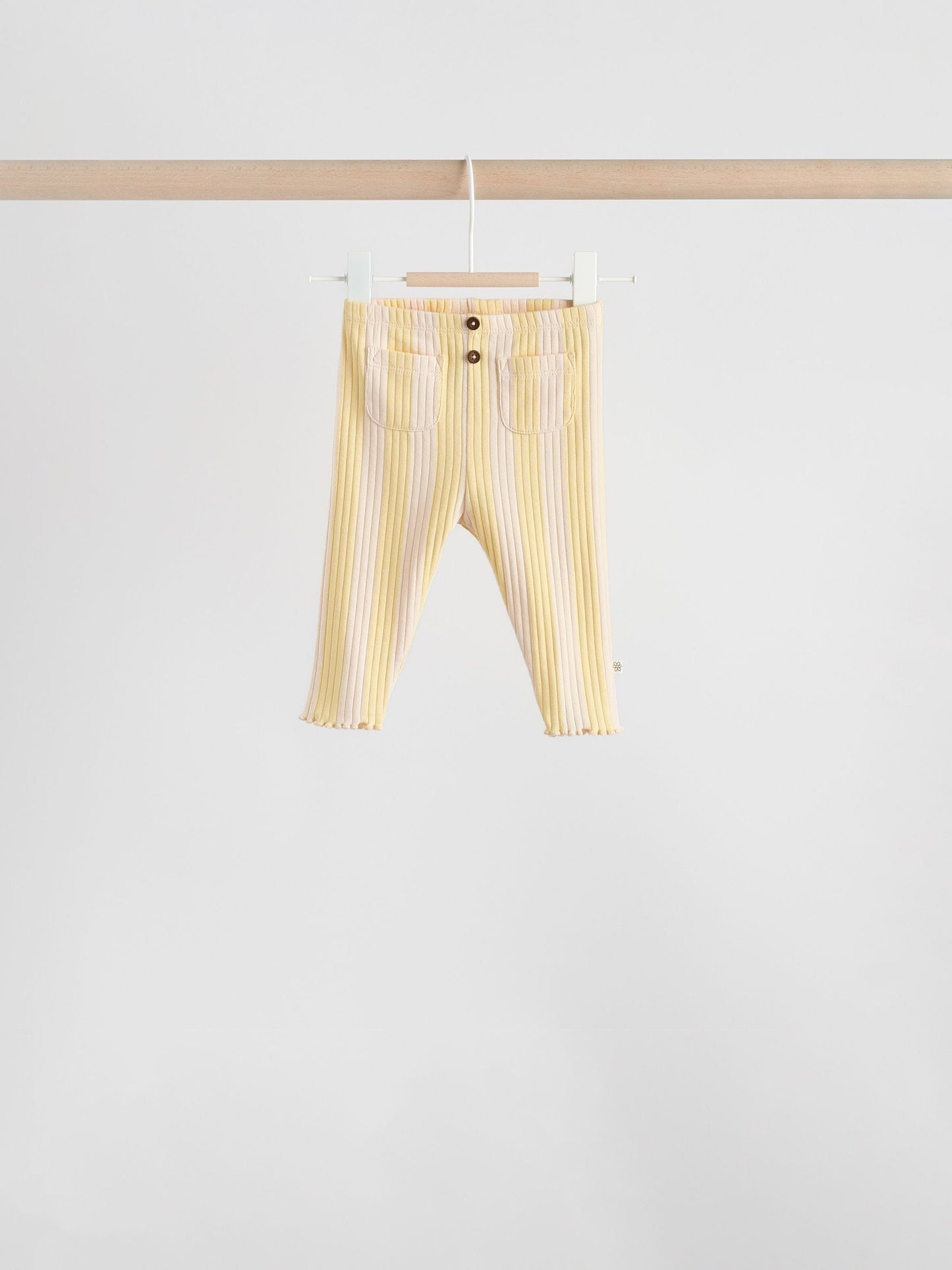 Yellow Flower/ Stripe Long Sleeve Top And Leggings Set 6 Piece (0mths-3yrs) image 6