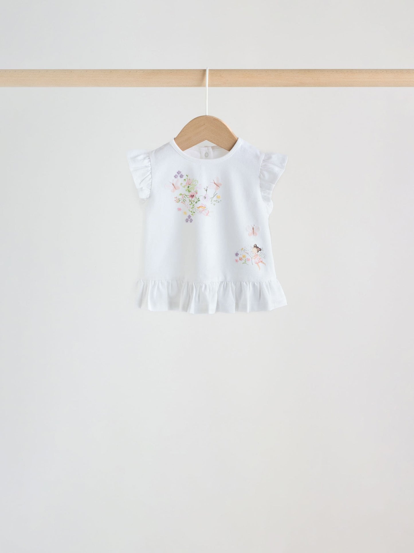 Pink/ Mint/ White Fairy Short Sleeve Top and Leggings Baby Set 6 Piece (0mths-3yrs) image 8