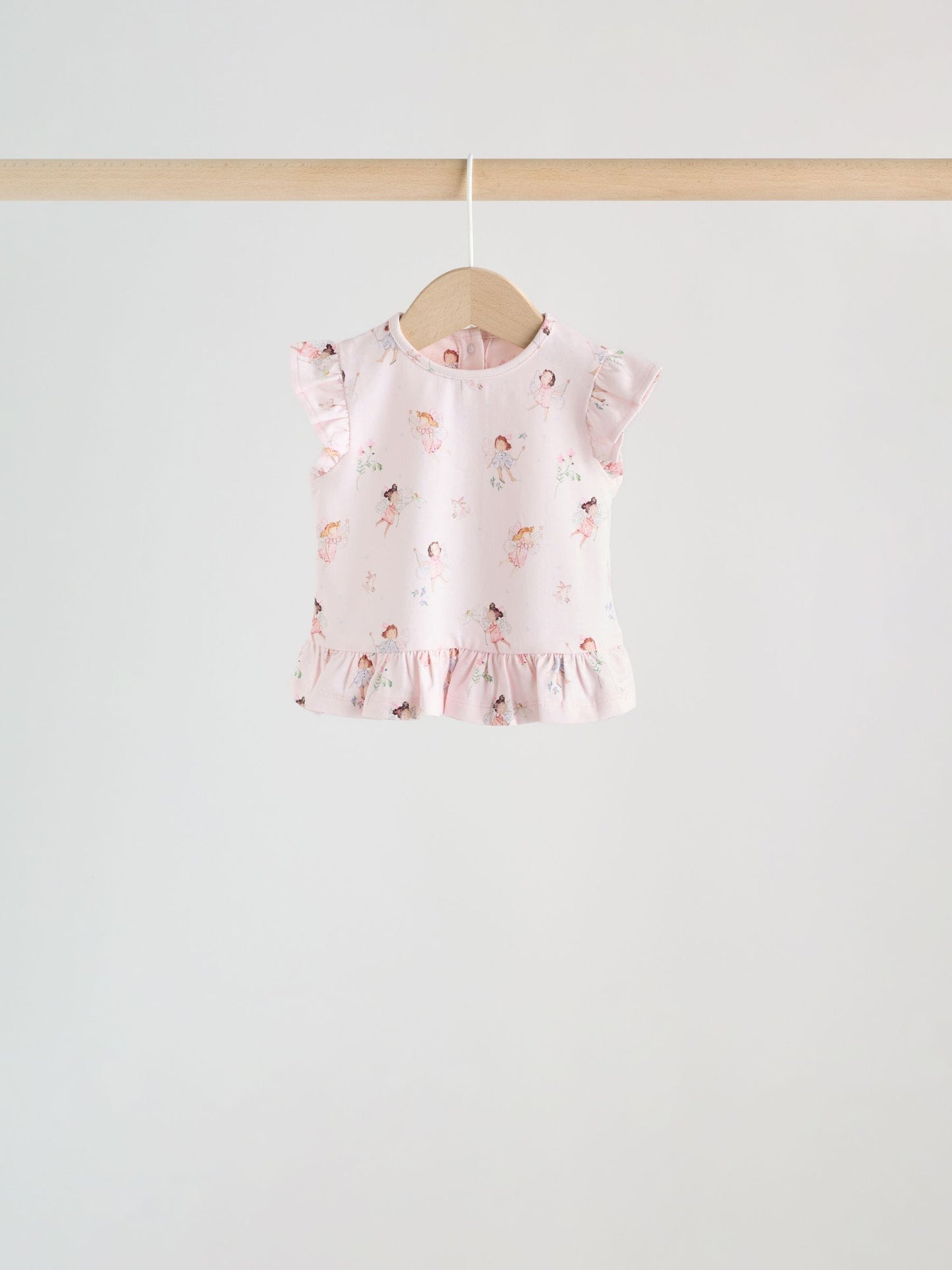 Pink/ Mint/ White Fairy Short Sleeve Top and Leggings Baby Set 6 Piece (0mths-3yrs) image 5