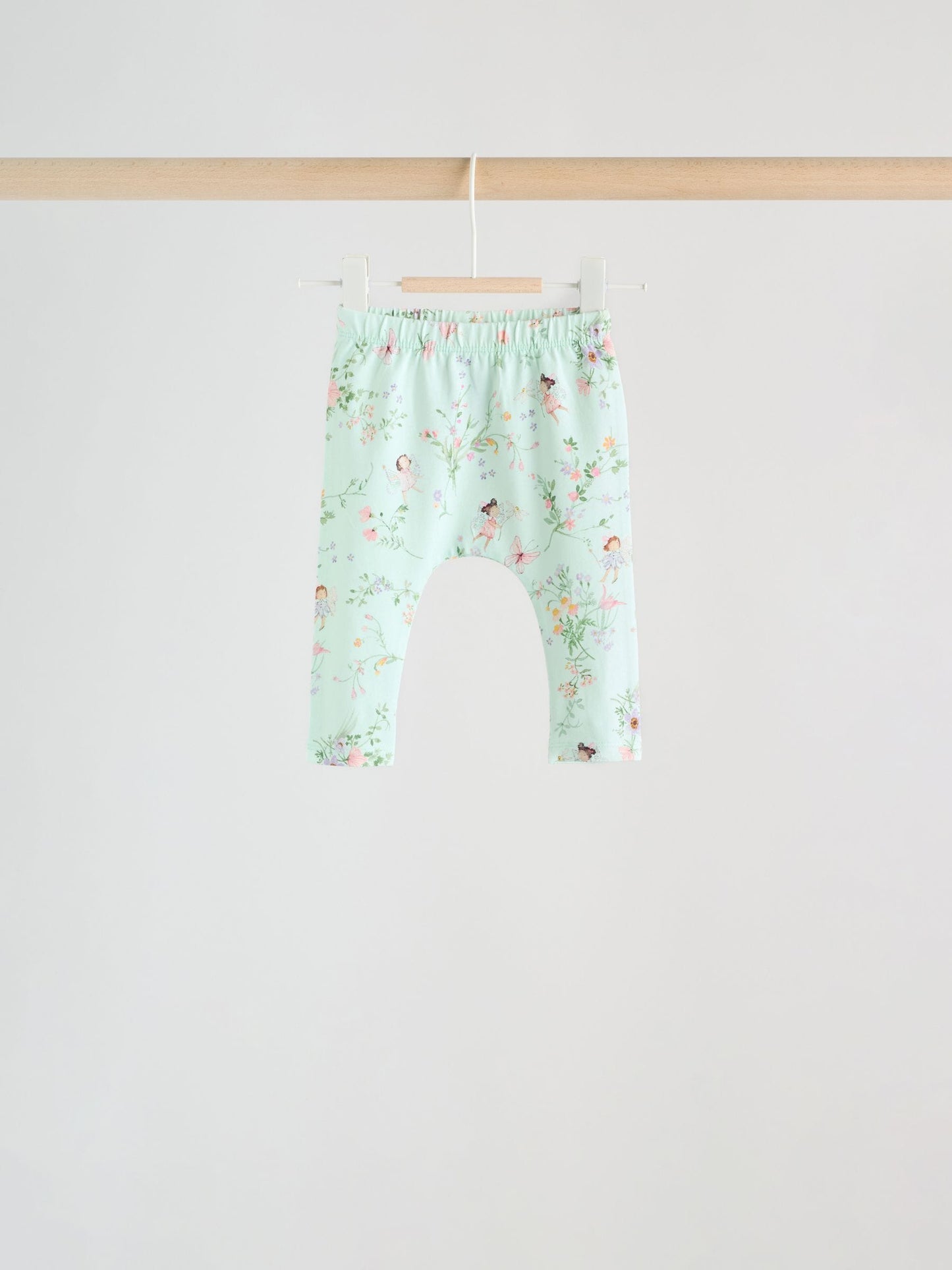 Pink/ Mint/ White Fairy Short Sleeve Top and Leggings Baby Set 6 Piece (0mths-3yrs) image 8