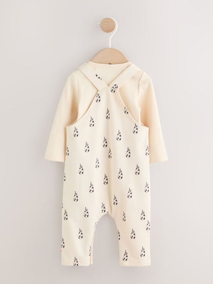 Neutral Milk Club Jersey Dungarees and Bodysuits Baby Set (0mths-2yrs) image 7