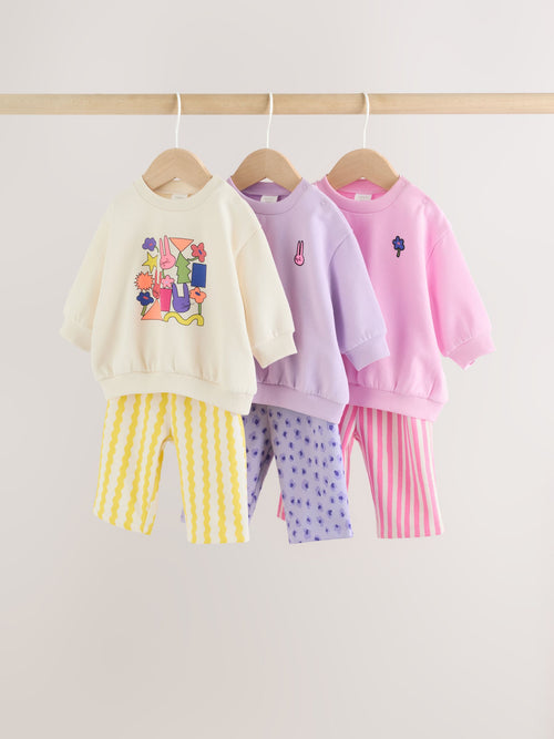 Multi Sweat Top & Joggers Set (0mths-3yrs) image 1
