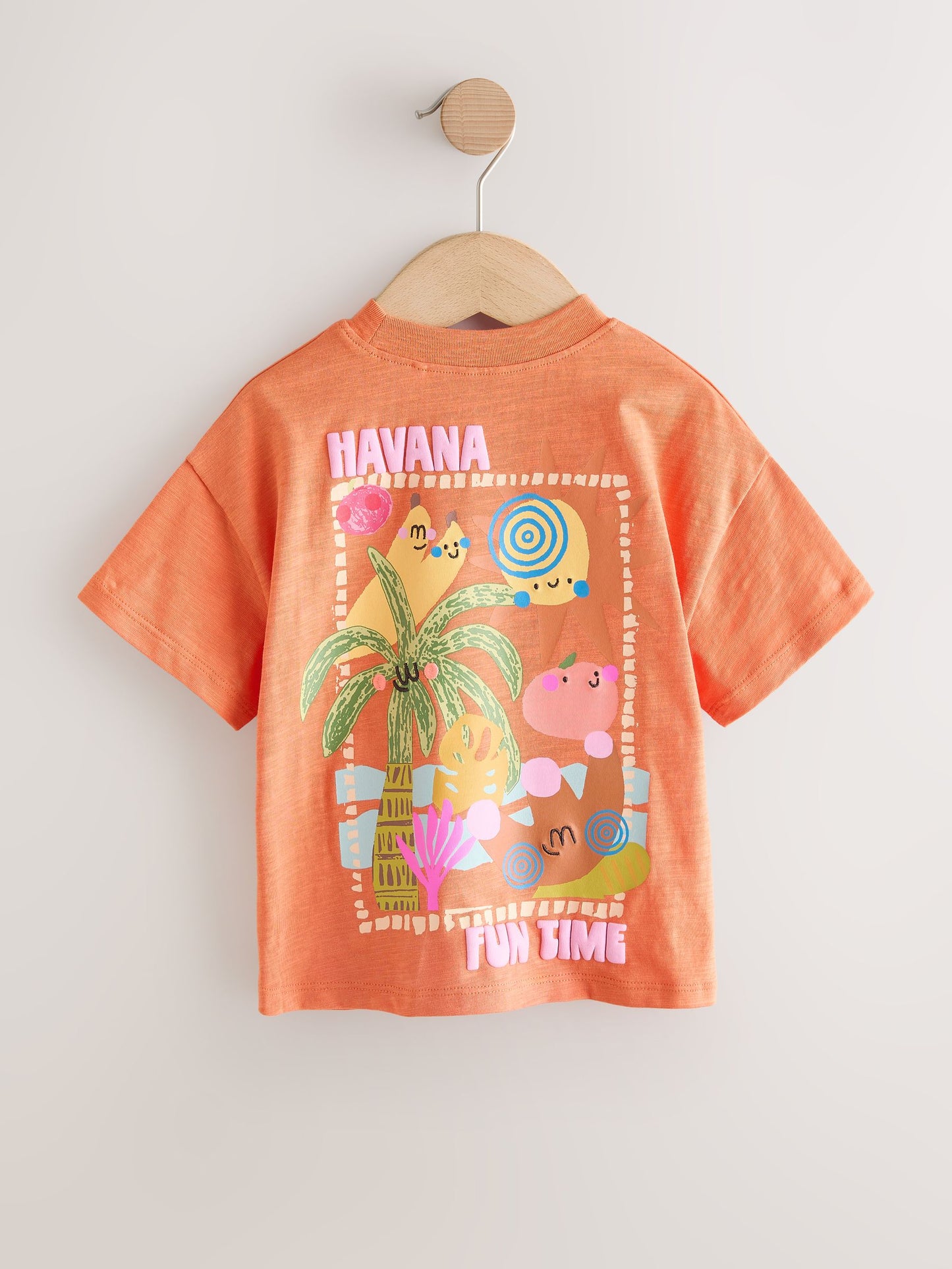 Orange Palm Tree Short Sleeve T-Shirt (3mths-7yrs) image 5