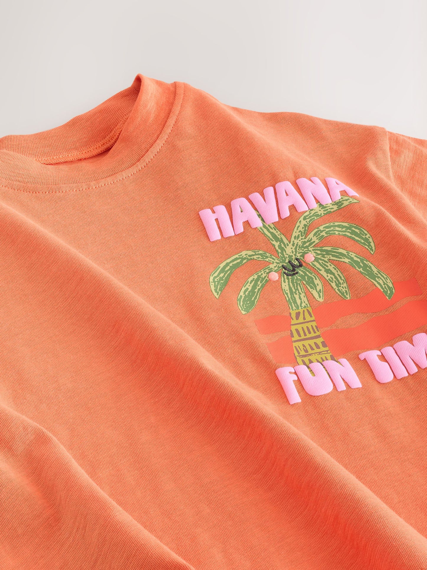 Orange Palm Tree Short Sleeve T-Shirt (3mths-7yrs) image 7