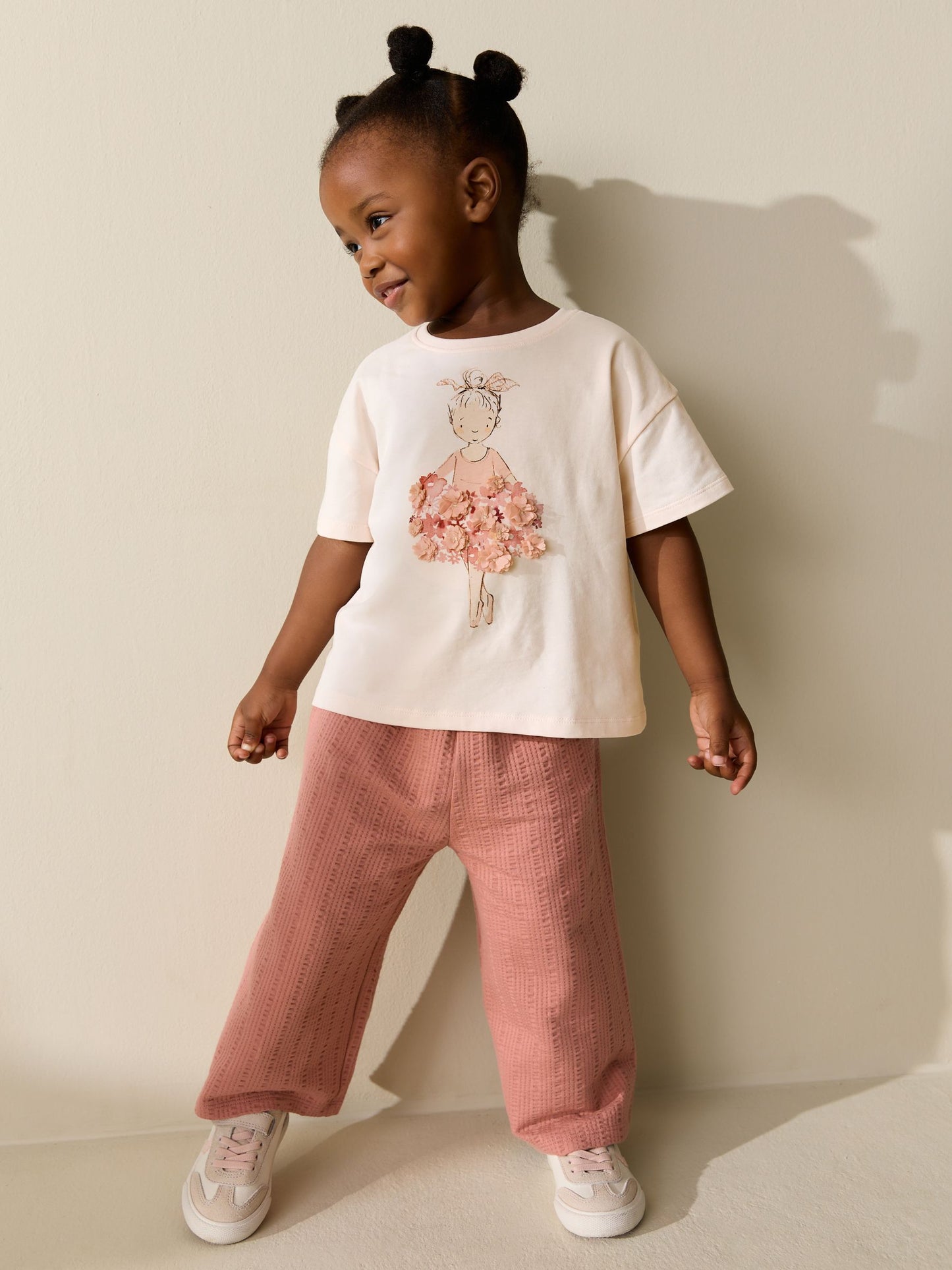 Pink Ballerina Short Sleeve T-Shirt (3mths-7yrs) image 2