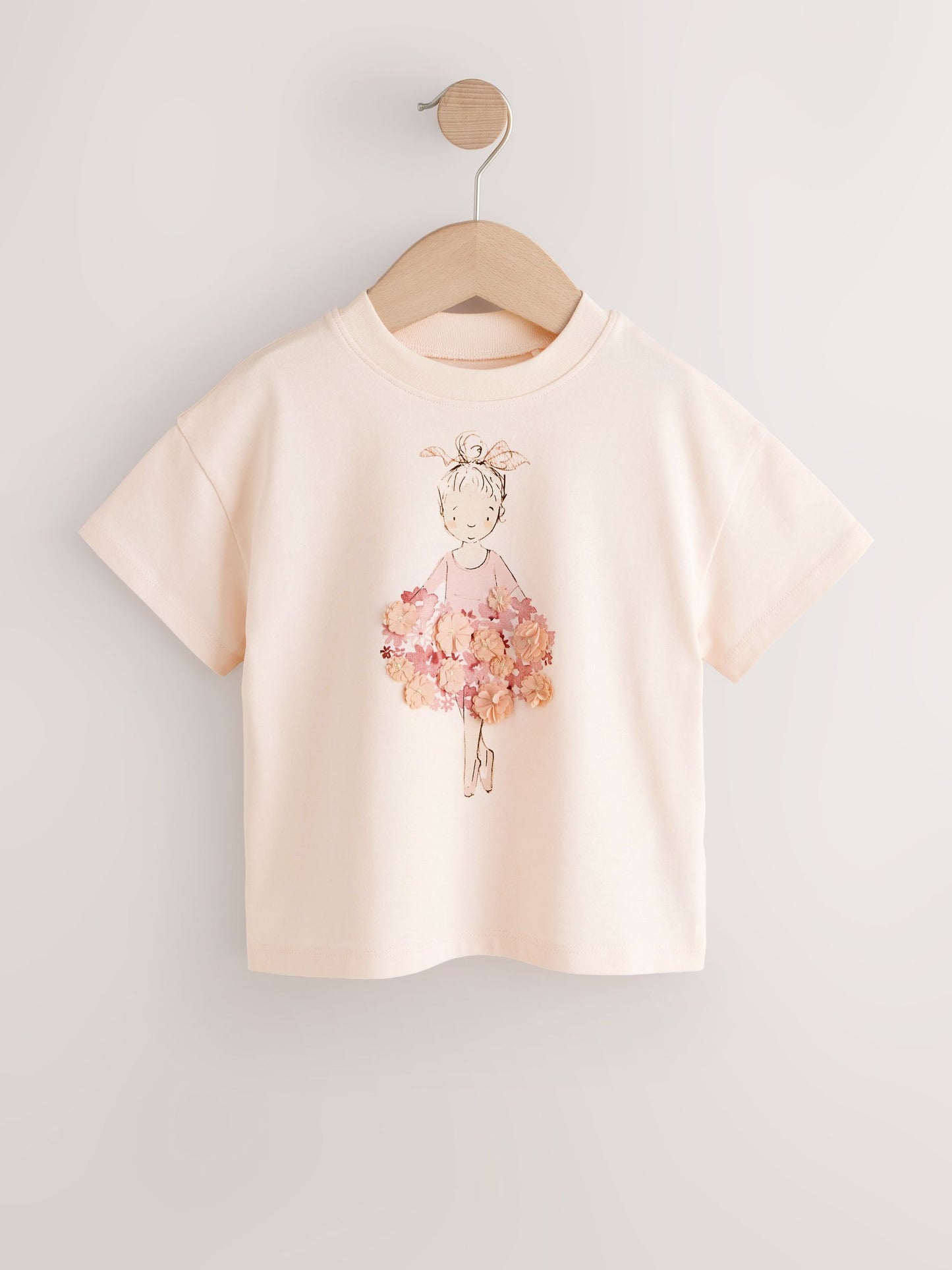 Pink Ballerina Short Sleeve T-Shirt (3mths-7yrs) image 4