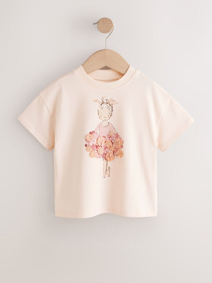 Pink Ballerina Short Sleeve T-Shirt (3mths-7yrs) image 4