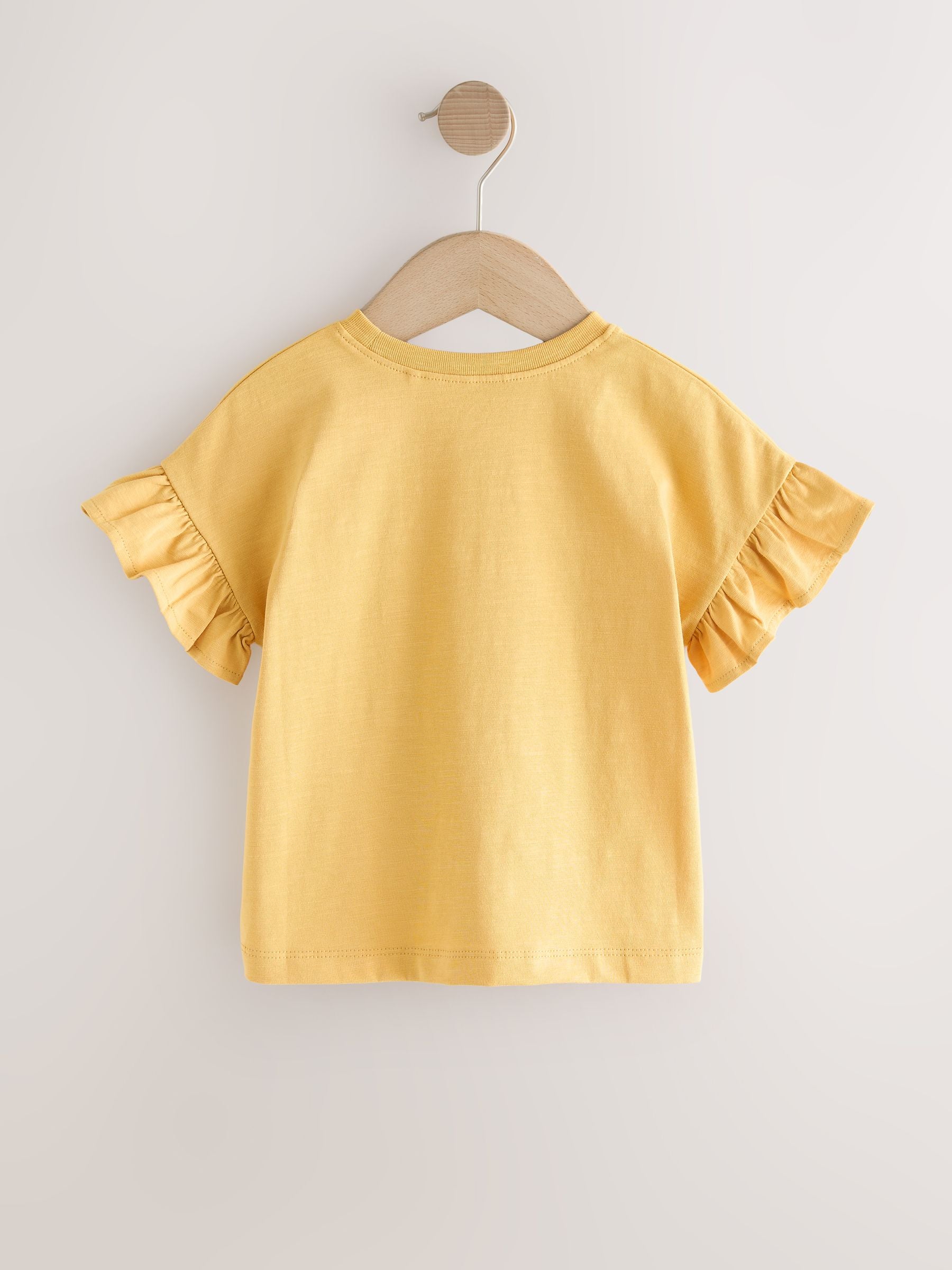 Ochre Yellow Strawberry Short Sleeve T-Shirt (3mths-7yrs) image 5