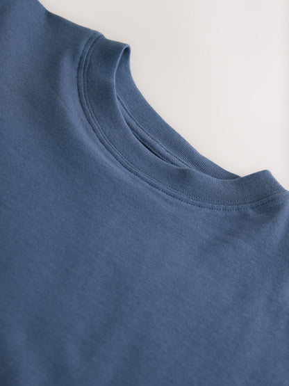 Dsiney Kidz - Mid Blue Relaxed Fit Short Sleeve T-Shirt (3-16yrs) image 3