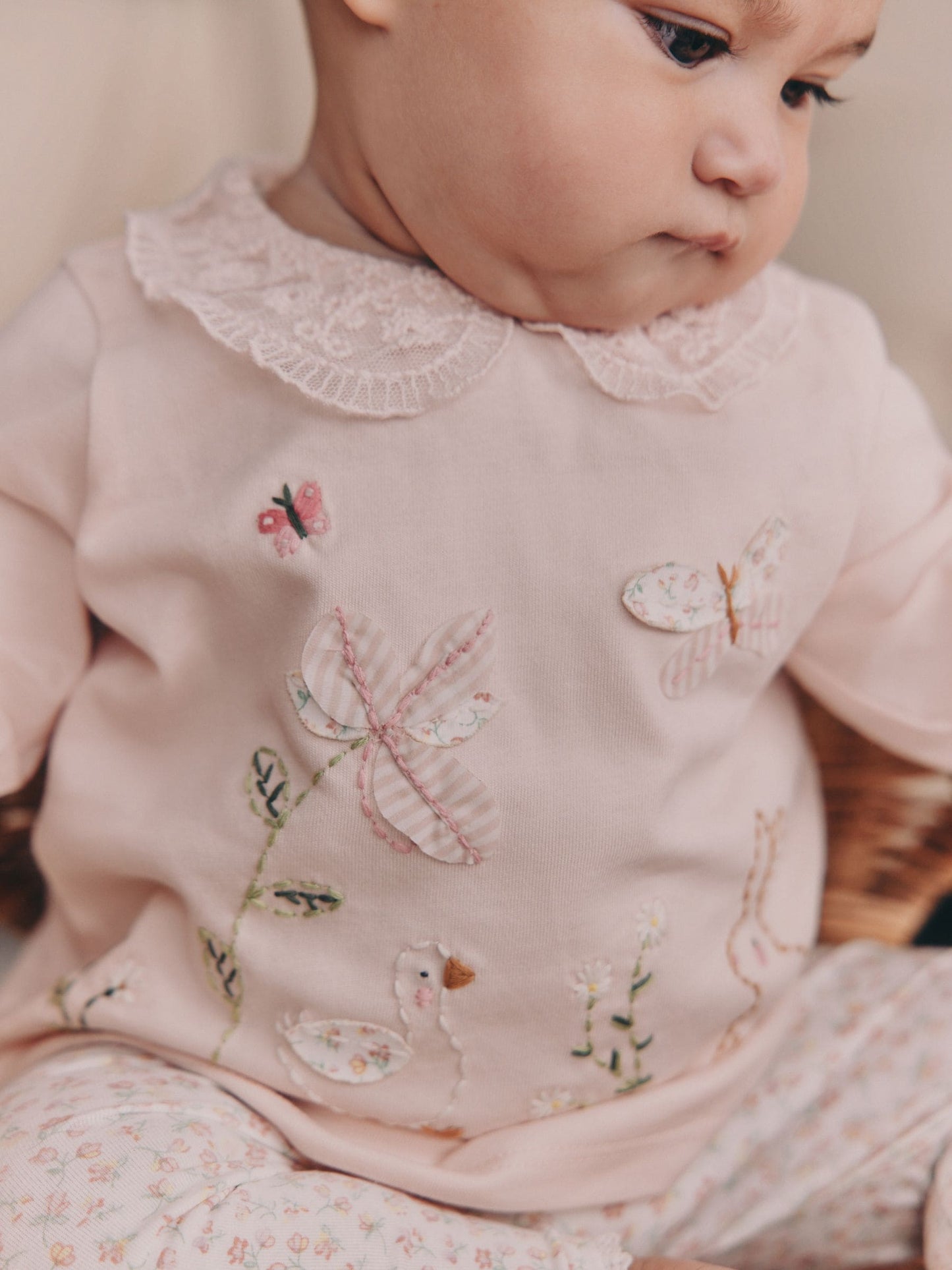 Pink Bunny Long Sleeve Top and Legging Baby 2 Piece Set (0mths-2yrs) image 4