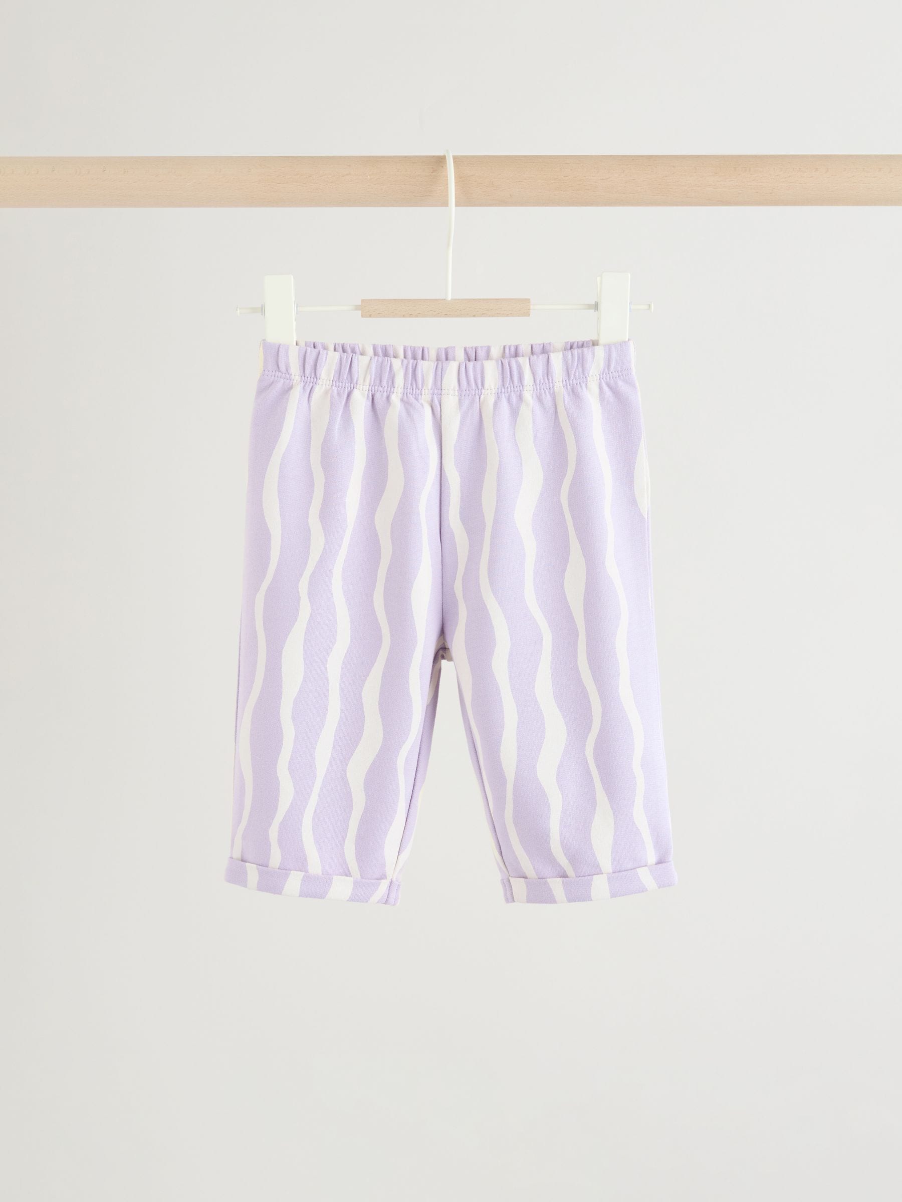 Purple Flower Baby T-Shirts And Trousers 2 Piece Set (0mths-2yrs) image 6