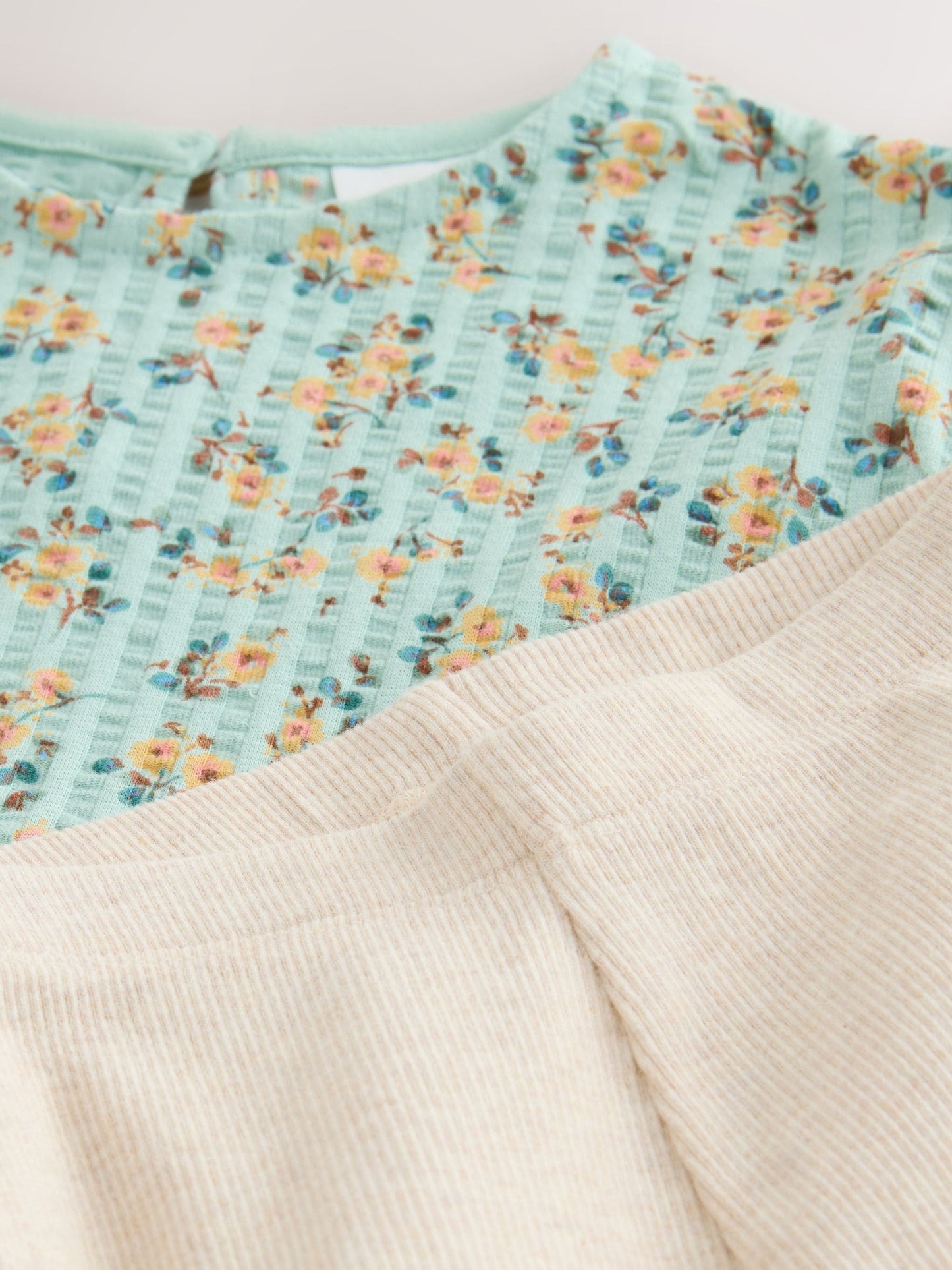 Blue Ditsy Floral Short Sleeve Blouse Shorts Set (3mths-7yrs) image 6