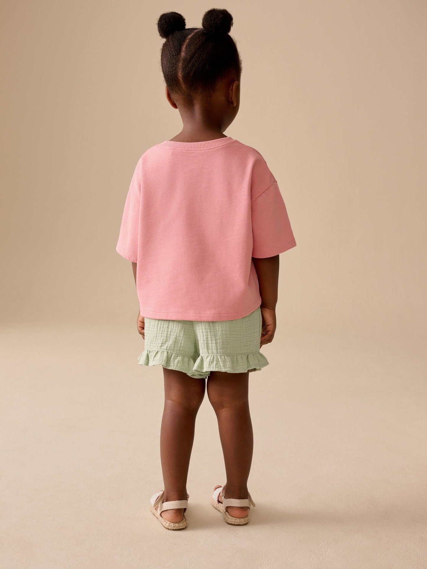 Pink Apple Short Sleeve T-Shirt and Shorts Set (3mths-7yrs) image 3