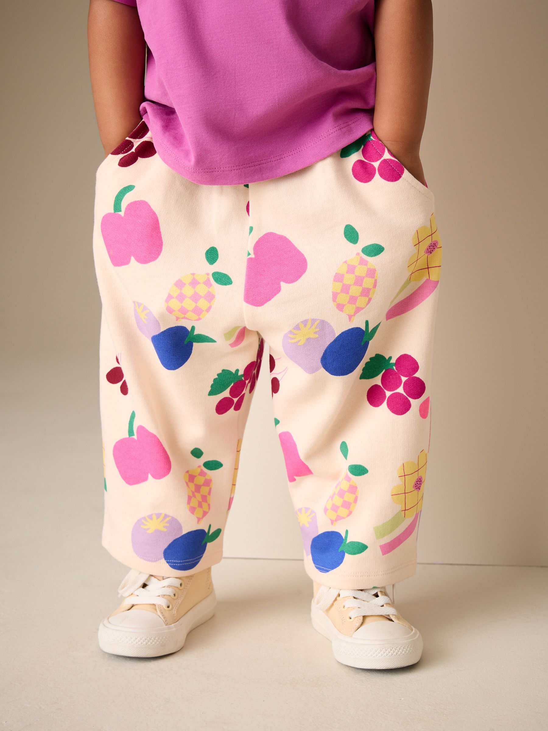 Dsiney Kidz - Purple Short Sleeve T-Shirt and Barrel Trousers Set (3mths-7yrs) image 3