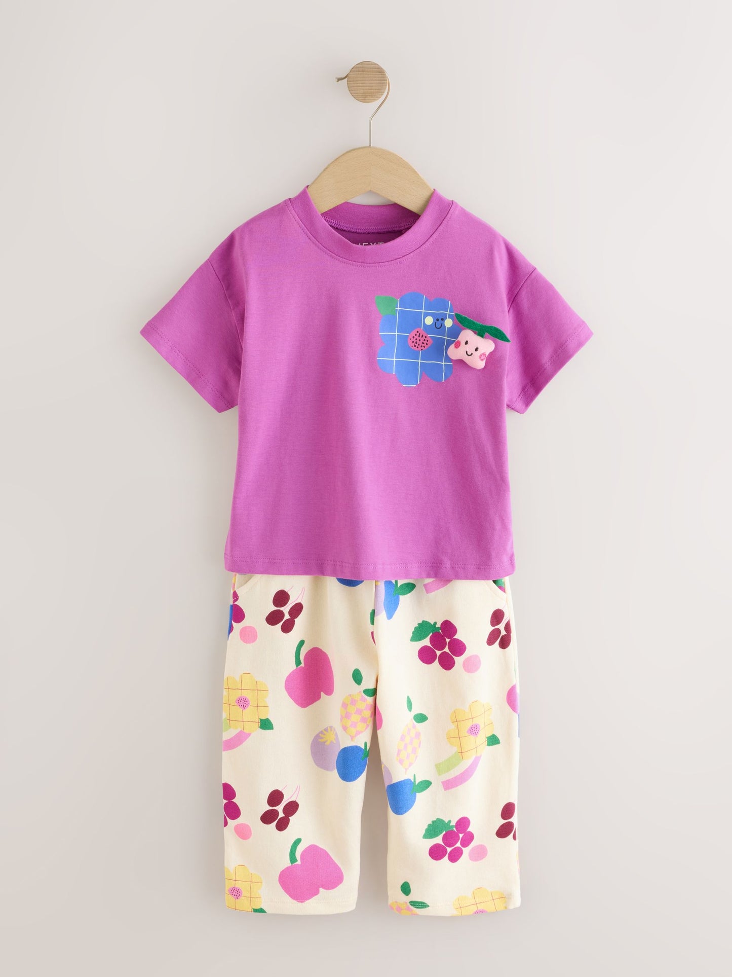 Dsiney Kidz - Purple Short Sleeve T-Shirt and Barrel Trousers Set (3mths-7yrs) image 5