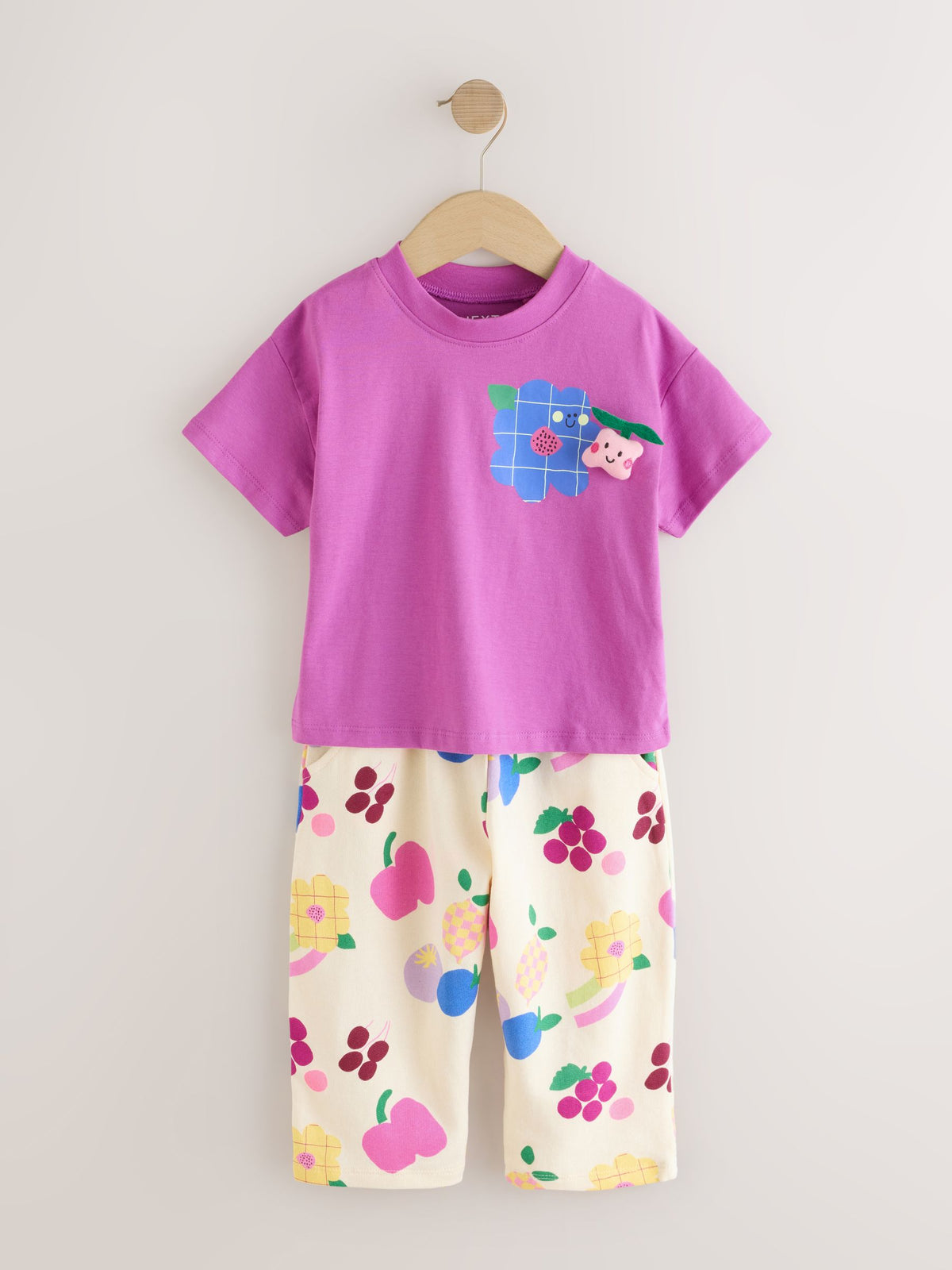 Dsiney Kidz - Purple Short Sleeve T-Shirt and Barrel Trousers Set (3mths-7yrs) image 5