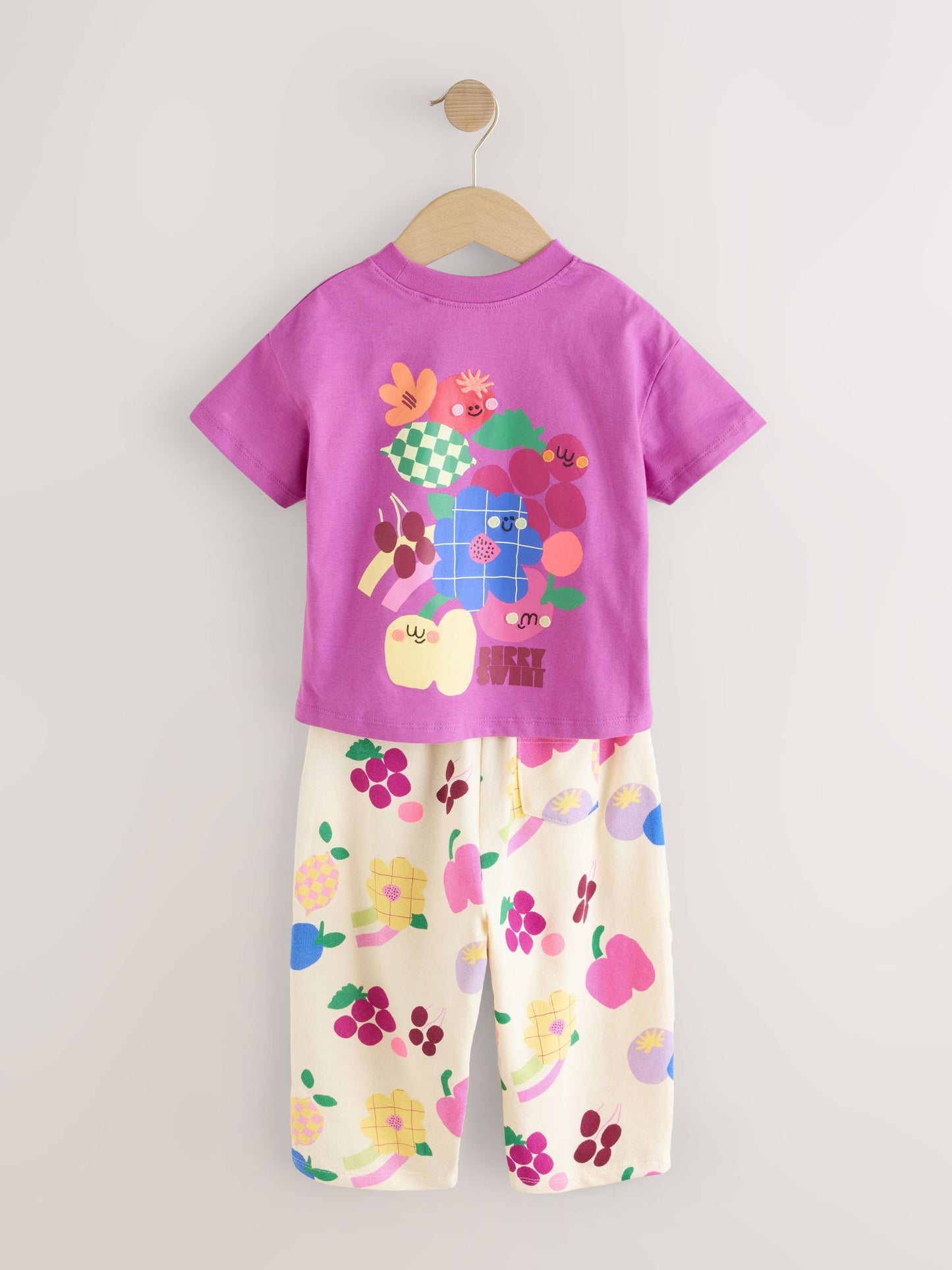 Dsiney Kidz - Purple Short Sleeve T-Shirt and Barrel Trousers Set (3mths-7yrs) image 7