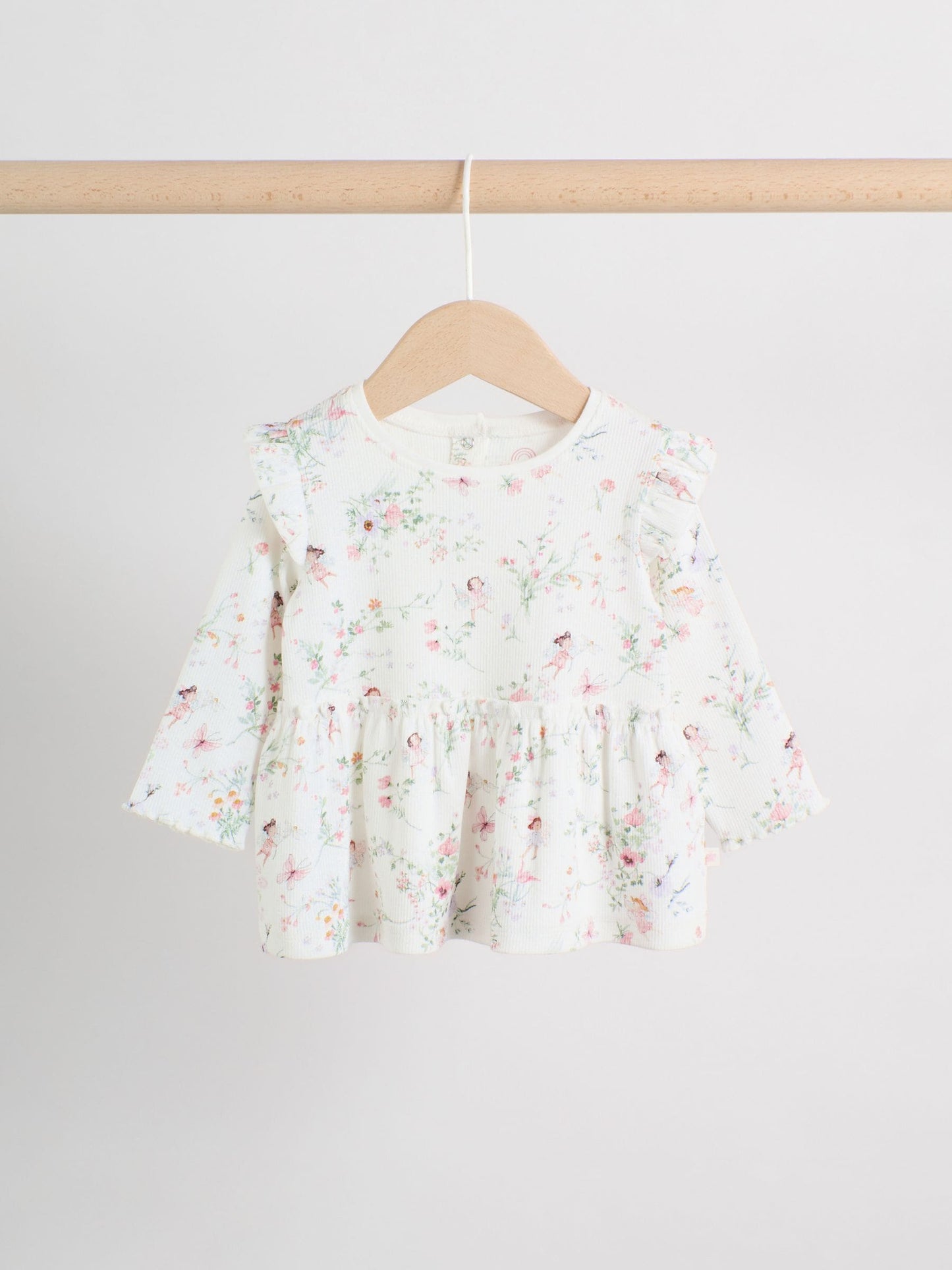 White Fairy Peplum Top and Leggings Baby Set (0mths-2yrs) image 7