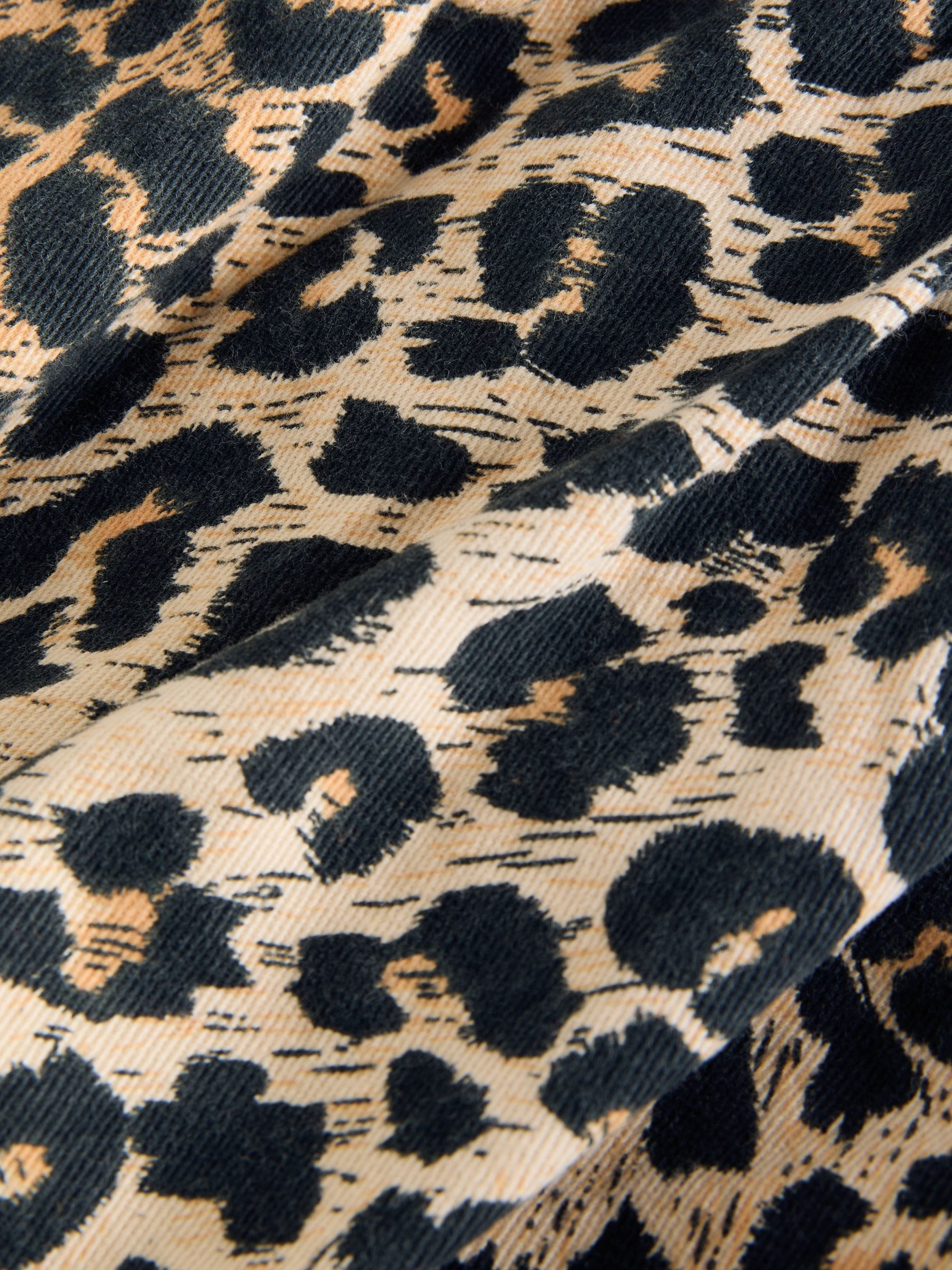 smALLSAINTS Leopard Bubble Hem Denim Dress image 10