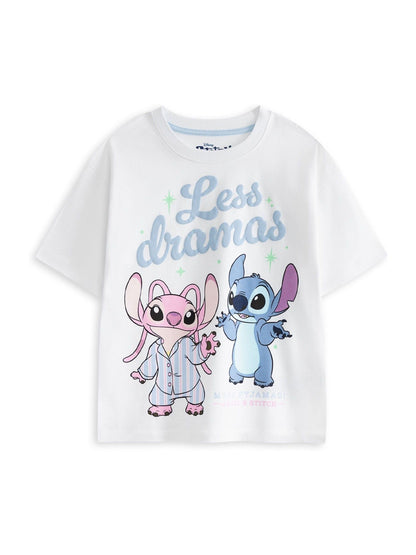 Vanilla Underground White Disney Lilo & Stitch Pyjamas 2 Pack - image 3