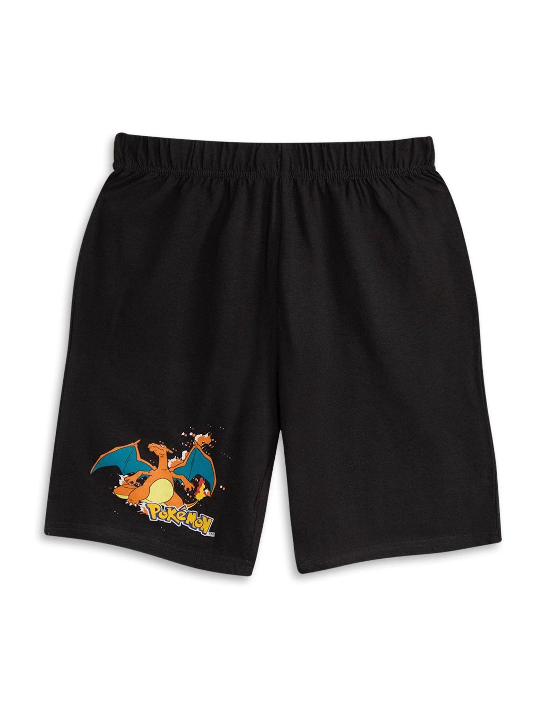 Dsiney Kidz - Vanilla Underground Black Cotton Pokemon Multicoloured Short Sleeve Short Leg Pyjamas Set Pack of 2 image 4