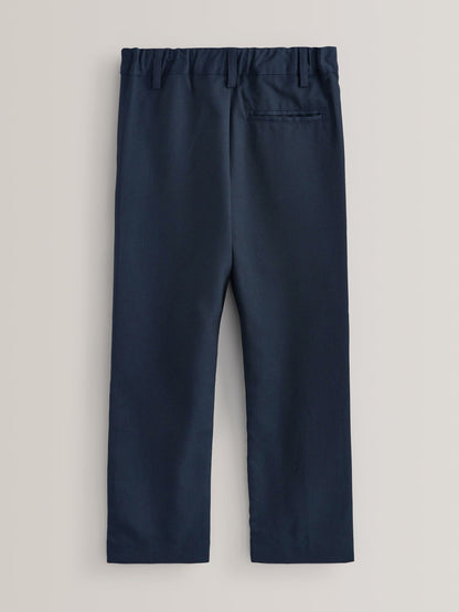 Dsiney Kidz - Navy Straight Leg School Trousers 2 Pack (3-17yrs) image 3