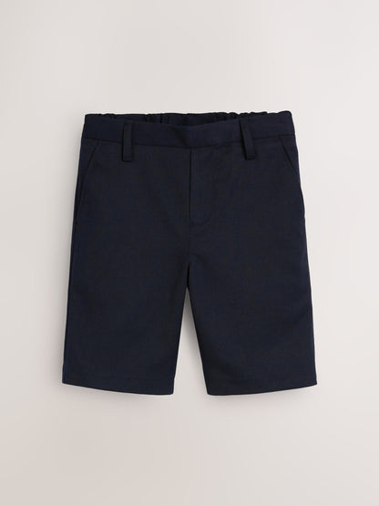 Dsiney Kidz - Navy 2 Pack Flat Front School Shorts (3-14yrs) image 2
